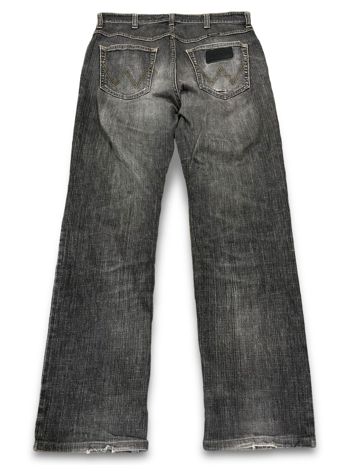 Wrangler Vintage Wrangler Fade Rip Distressed Loose Style Jeans 32x30 Size US 32 / EU 48 - 2 Thumbnail