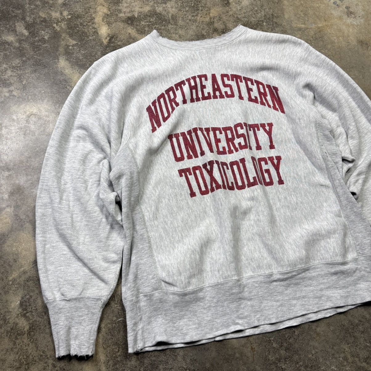 Vintage vintage 80s champion reverse weave university sweathshirt Size US XL / EU 56 / 4 - 4 Thumbnail