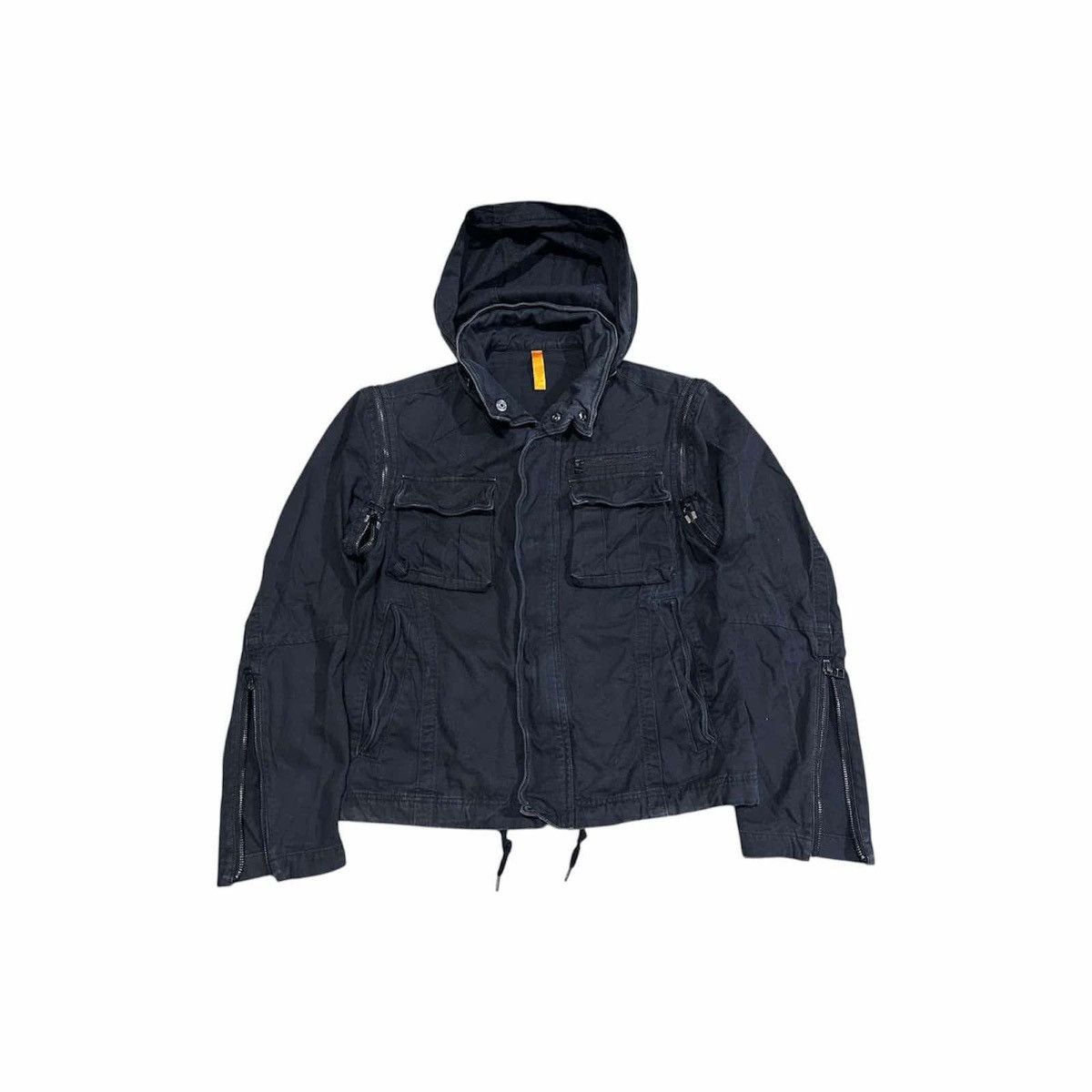 Designer × Ermenegildo Zegna × Z Zegna 🔥Vintage Ermenegildo Zegna Biker Jacket Detachable Wire Edge Size US M / EU 48-50 / 2 - 3 Thumbnail