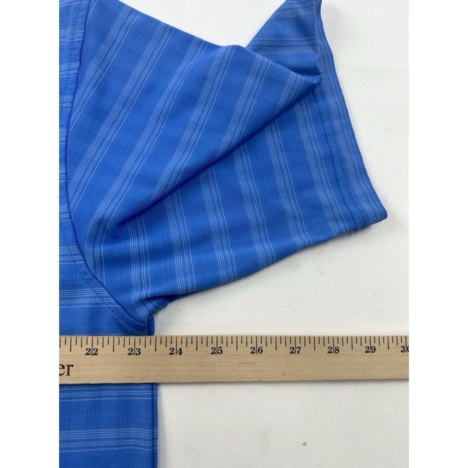 Vintage Pebble Beach Shirt Mens L Blue Plaid Performance Polo Golf Short Sleeve Size US L / EU 52-54 / 3 - 6 Thumbnail