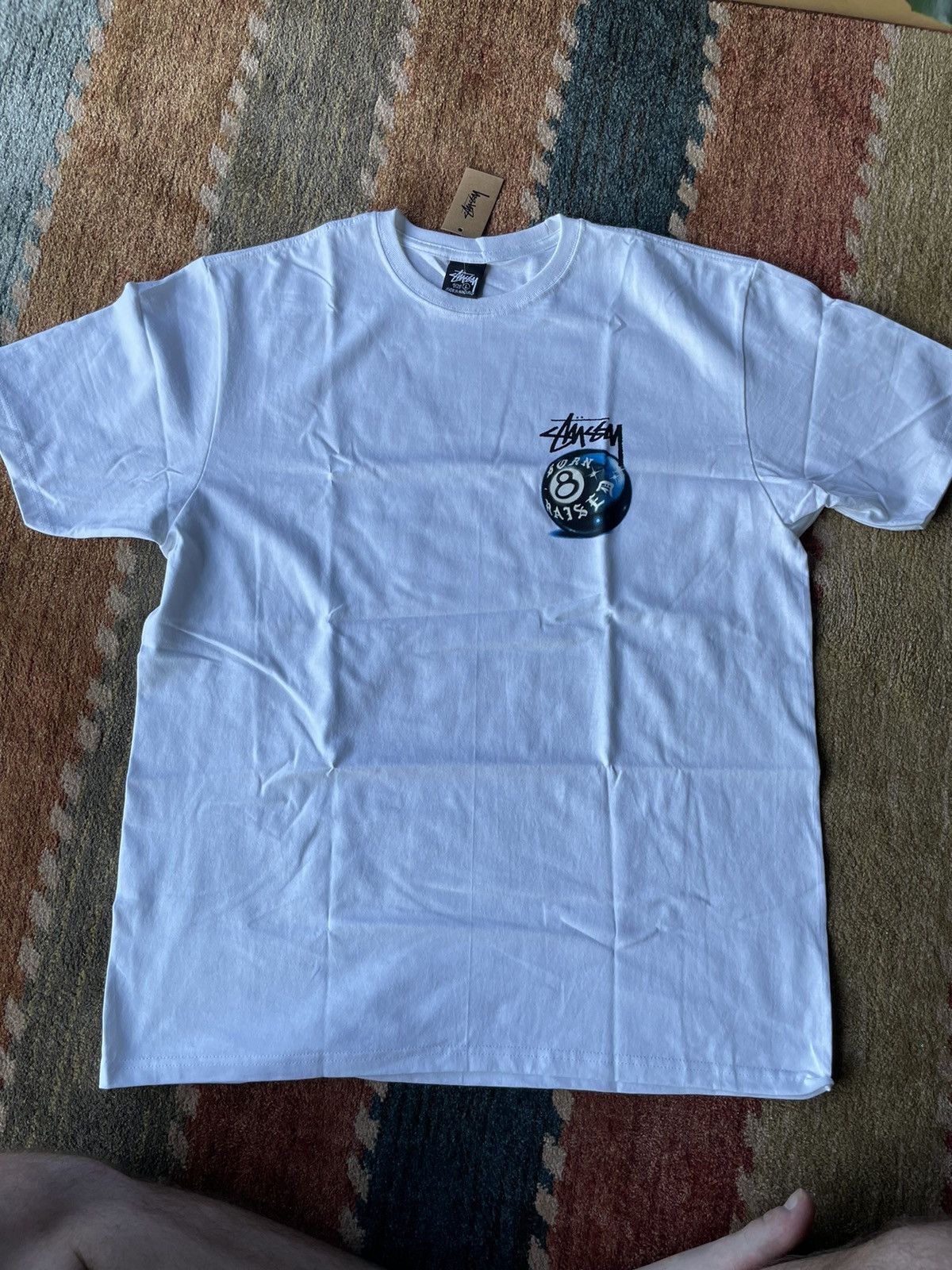 Stussy Born X Raised 8 Ball T Shirt | Grailed