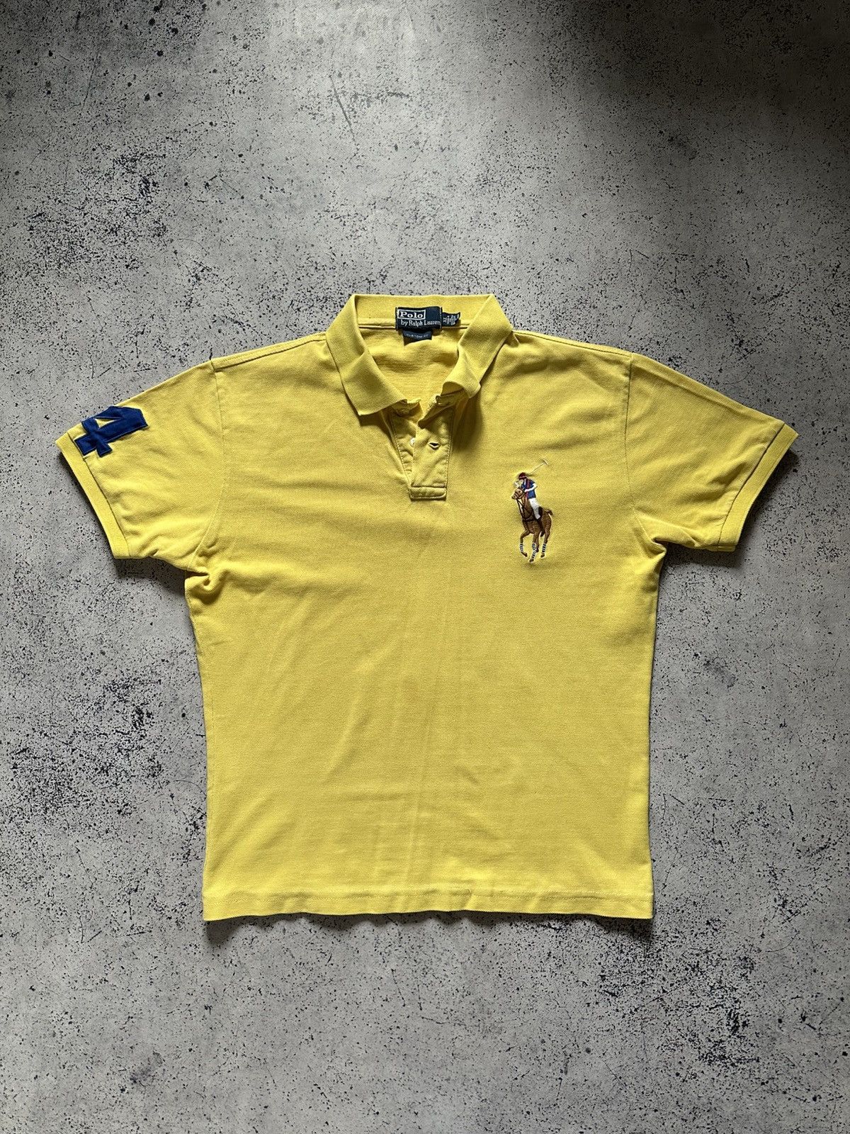 Polo Ralph Lauren Chief Keef Polo Ralph Lauren Germany Yellow Big Pony Y2K USA Size US M / EU 48-50 / 2 - 1 Thumbnail