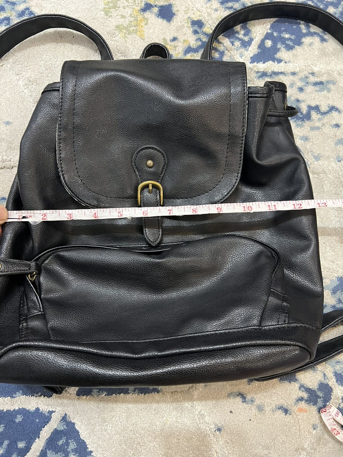 Yohji Yamamoto Earth Japanese Brand Leather Backpack Size ONE SIZE - 8 Thumbnail