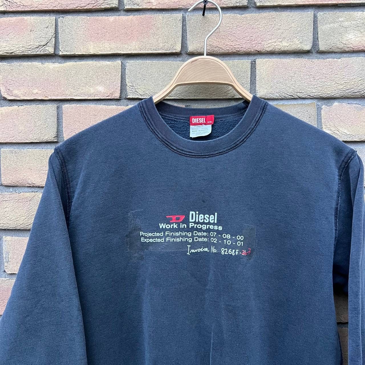 Diesel vintage Diesel sweatshirt Size US L / EU 52-54 / 3 - 4 Thumbnail