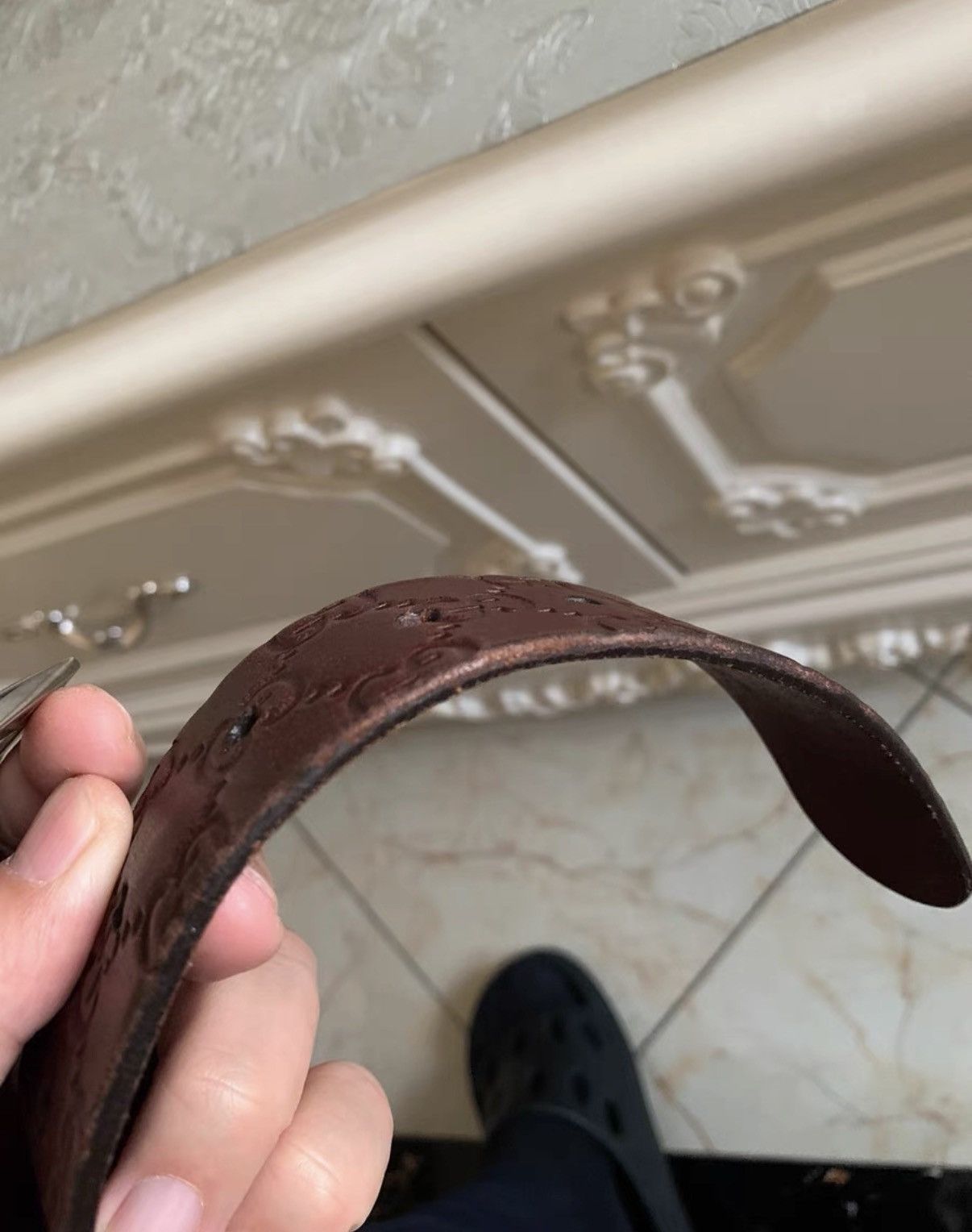 Gucci Gucci Genuine Leather Belt K16 Size ONE SIZE - 7 Thumbnail