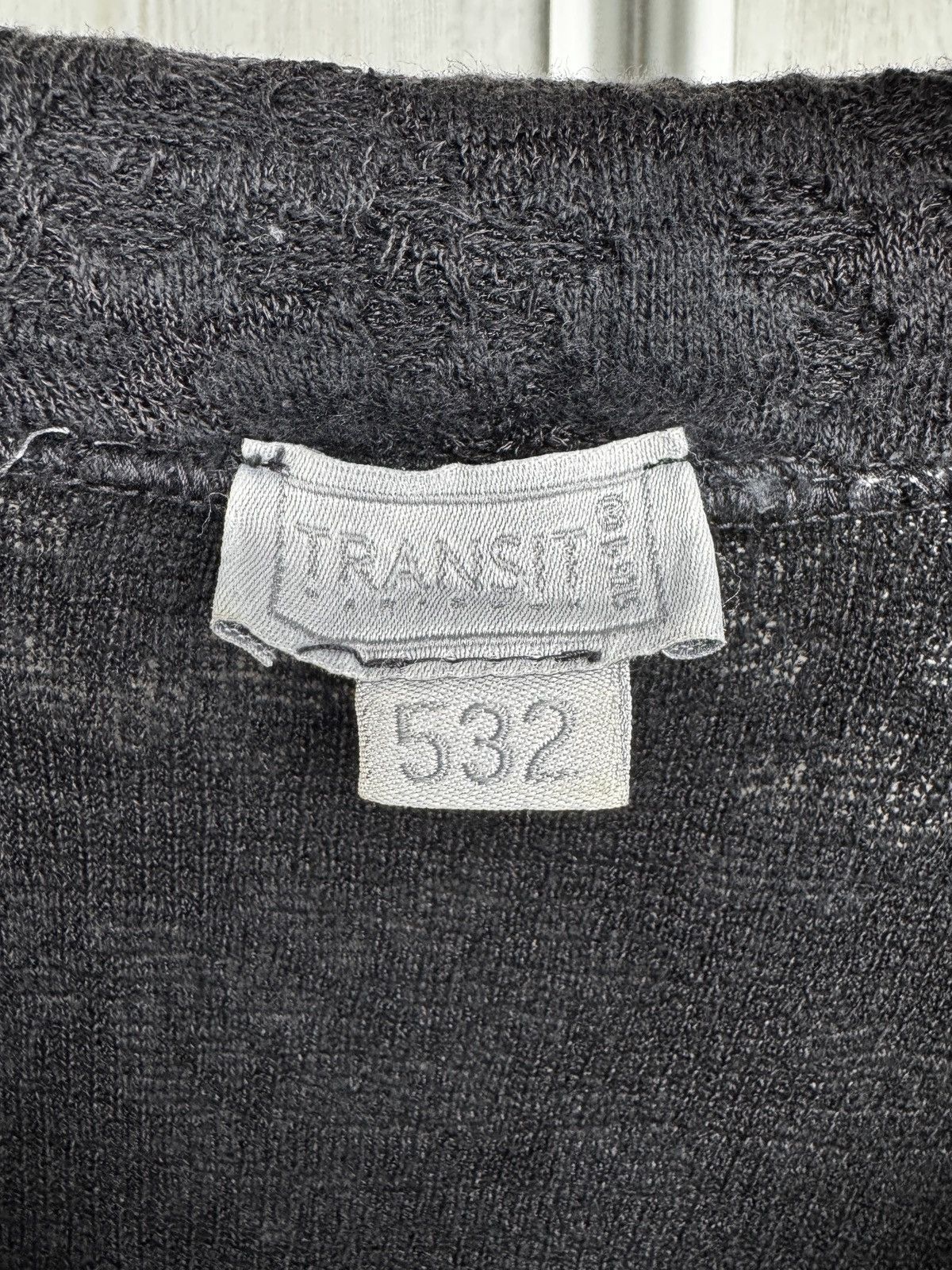 Transit Transit Par Such black avant garde linen blend Blazer Size XS / US 0-2 / IT 36-38 - 10 Thumbnail