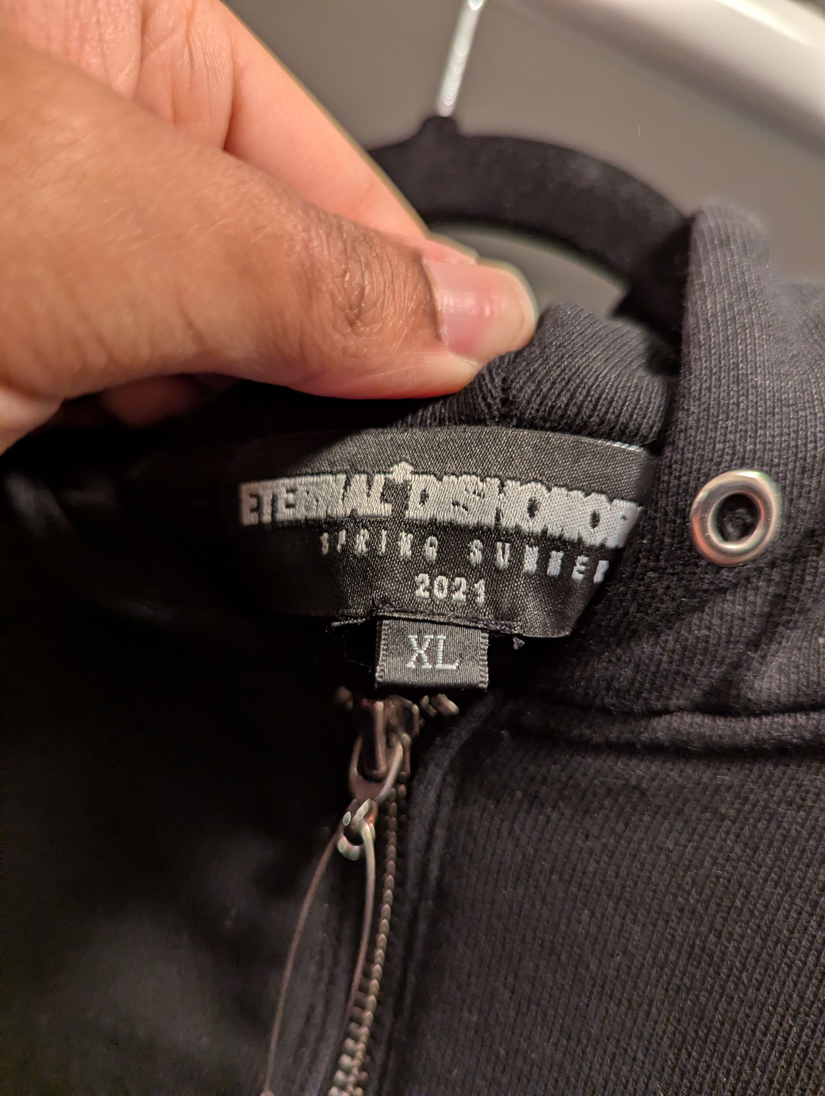 Eternal @eternal_artwear Skull Embroidery Zip-Hoodie SS22 Size US XL / EU 56 / 4 - 12 Thumbnail