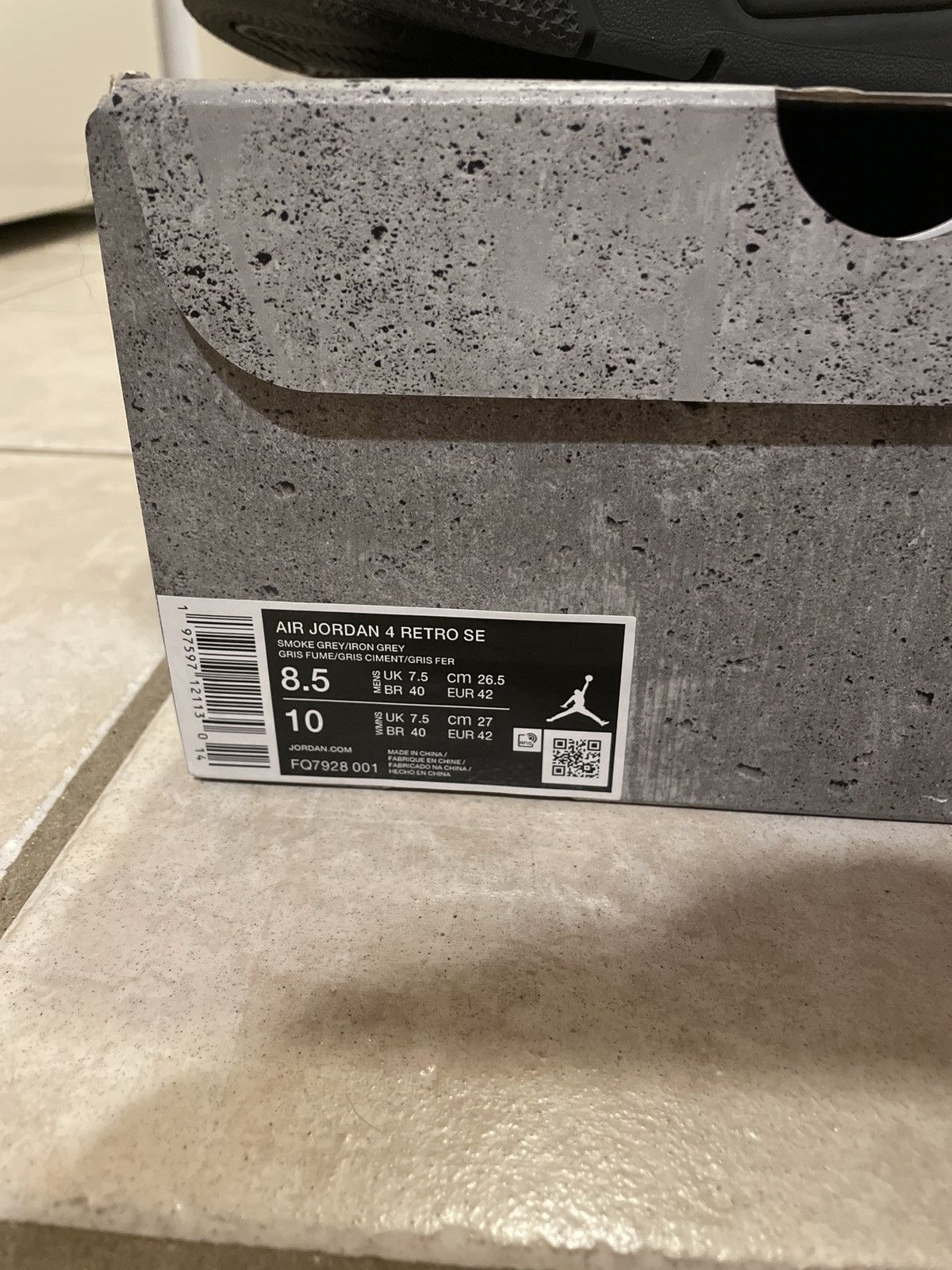Jordan Brand Jordan 4 Wet Cement Size US 8.5 / EU 41-42 - 8 Thumbnail