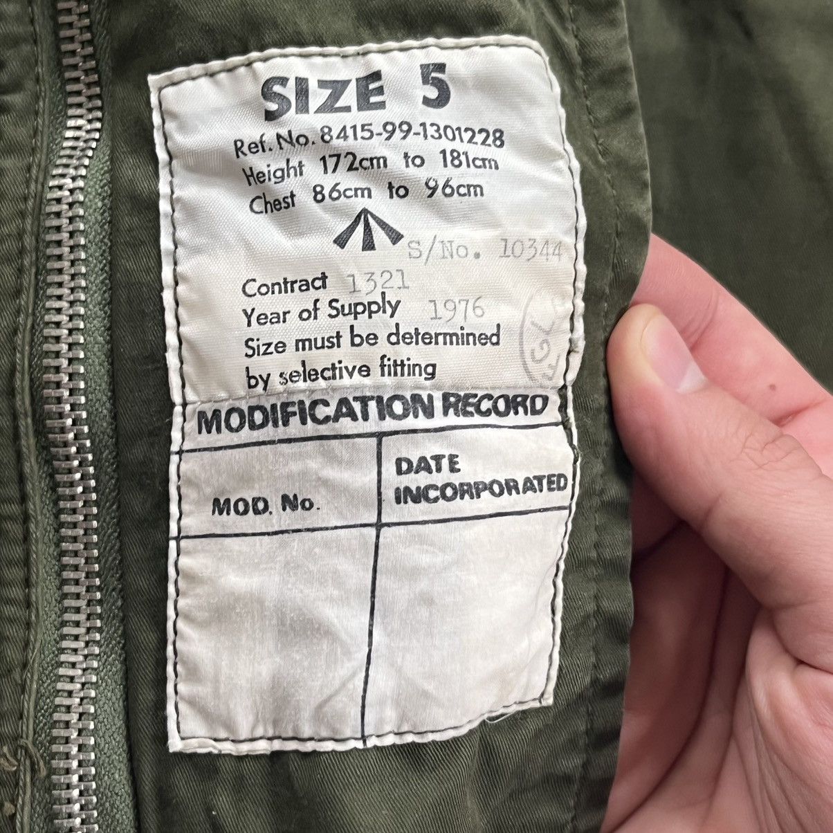 Aviator Nation Vintage 1976 British RAF MK3 Weather Flying Jacket Military Size US S / EU 44-46 / 1 - 12 Thumbnail