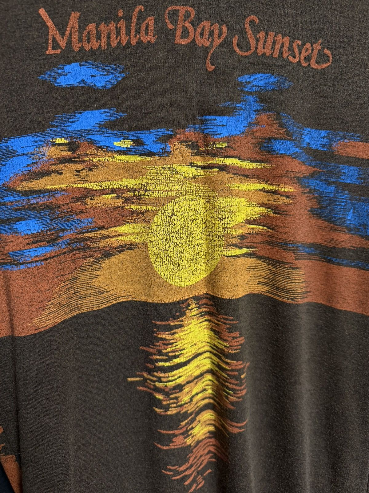 Other 1970s Manila Bay Sunset Wrap Around Double Sided Tee T Shirt Size US S / EU 44-46 / 1 - 4 Thumbnail