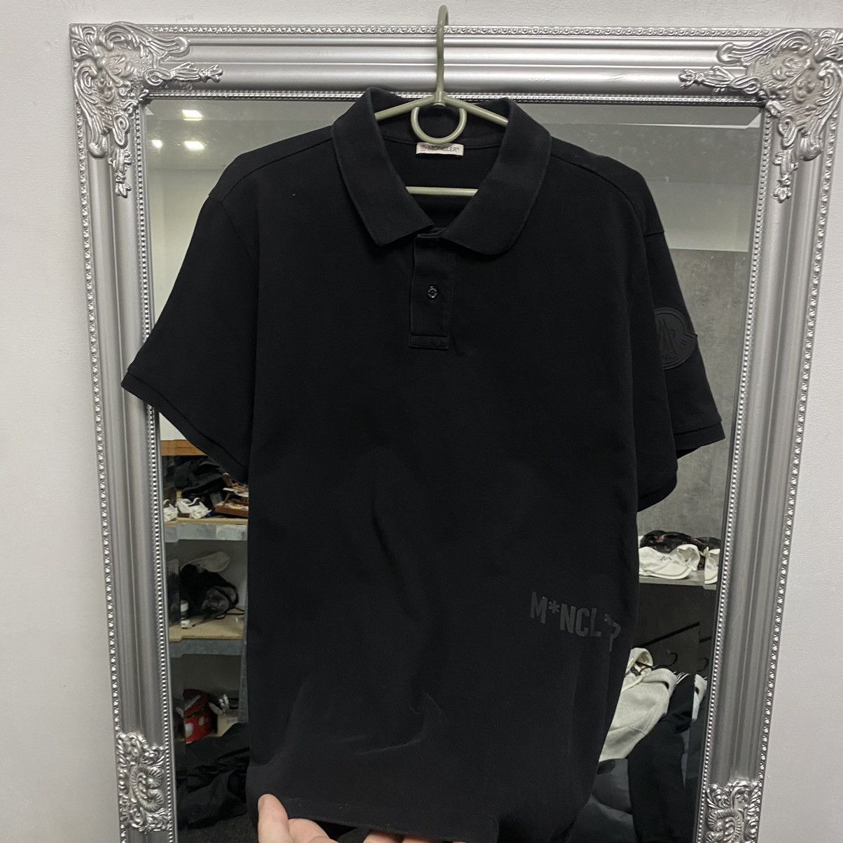 Moncler Moncler Polo T-Shirt Big Logo Size US XL / EU 56 / 4 - 3 Thumbnail