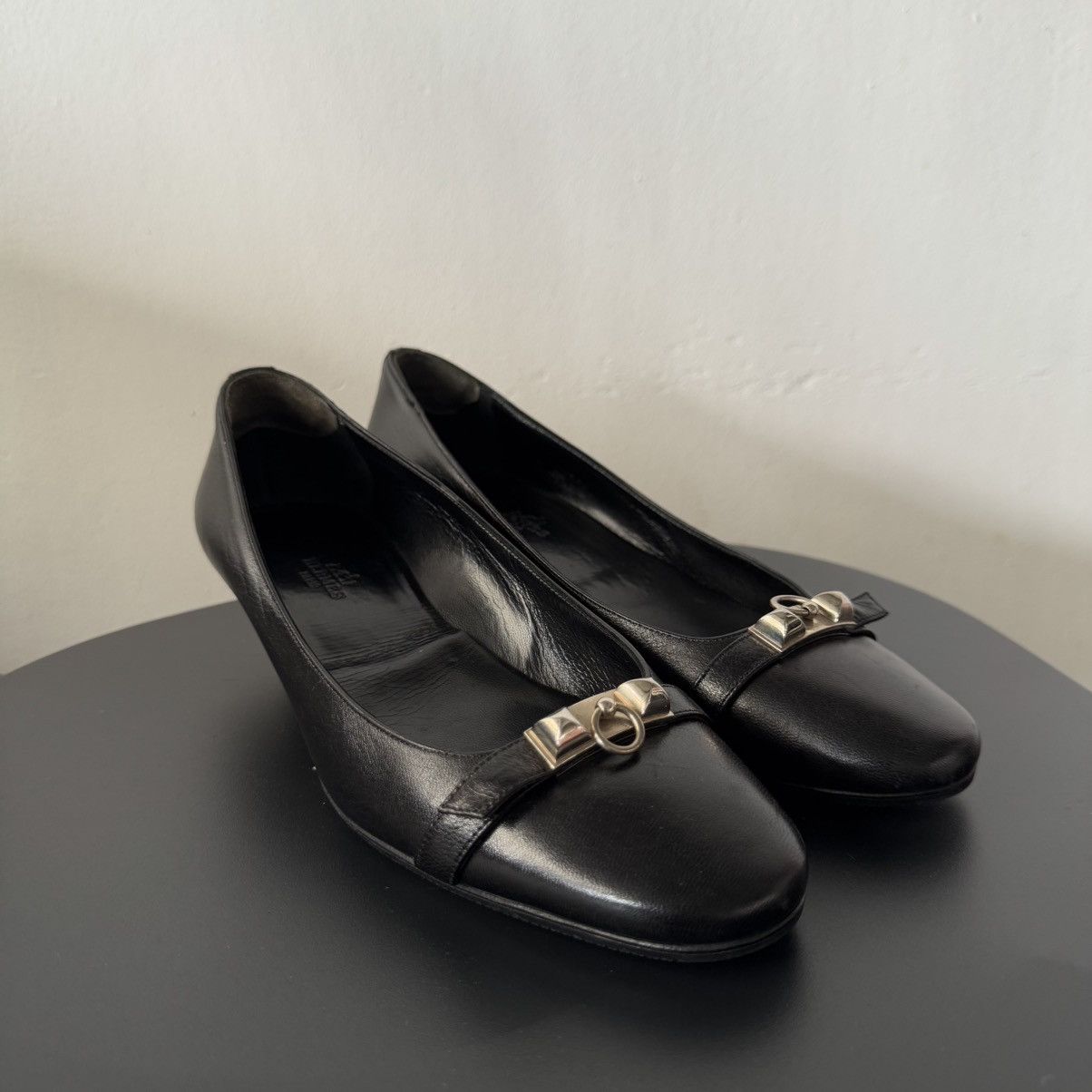 Hermes HERMES Liberty Collier de Chien leather flat Size US 6 / IT 36 - 7 Thumbnail