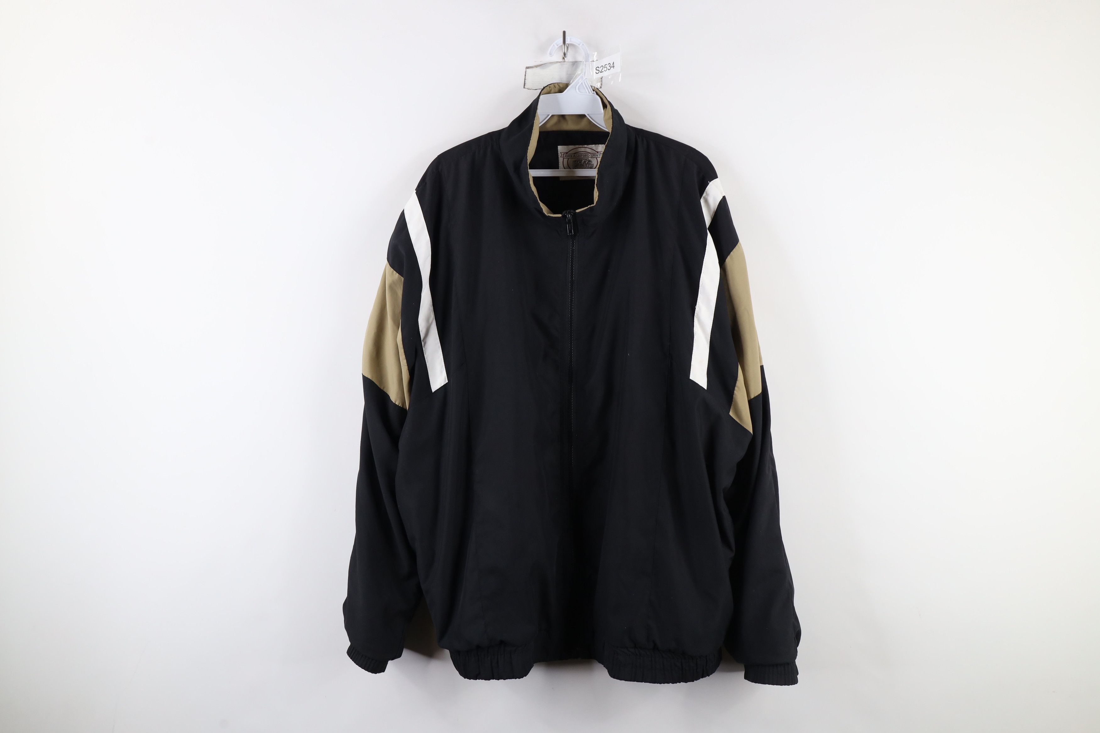 Vintage Vintage 90s Streetwear Block Full Zip Windbreaker Jacket Size US XXL / EU 58 / 5 - 1 Thumbnail