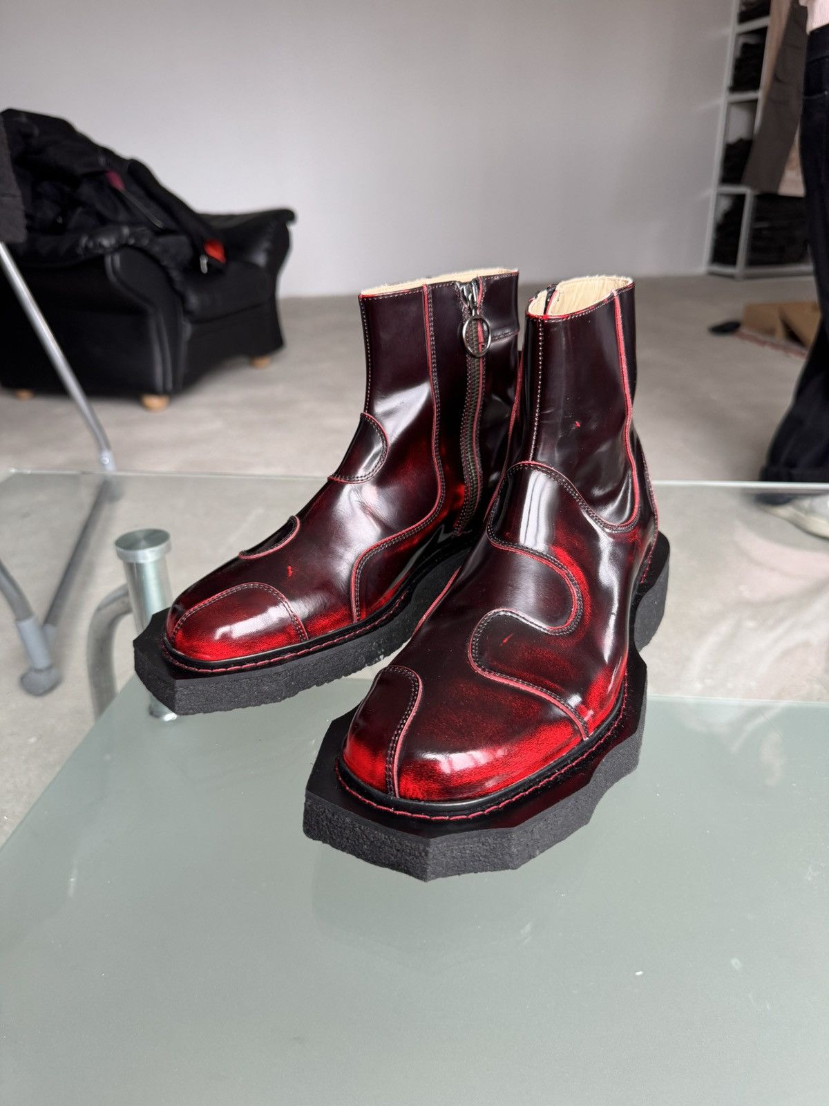 Henrik Vibskov Henrik Vibskov Boots Enzo Leather Ankle Boots Size US 7 / EU 40 - 1 Thumbnail