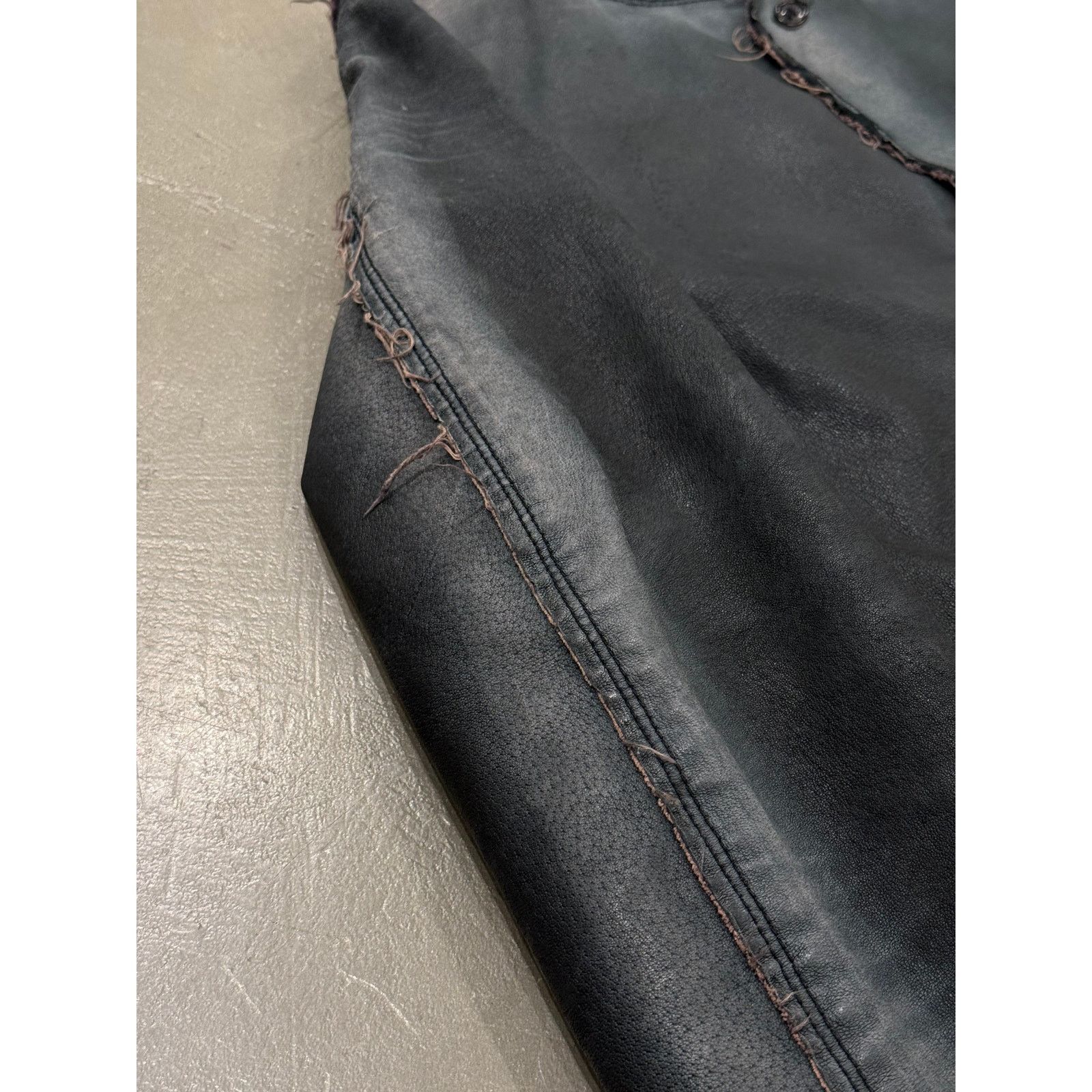 Comme des Garcons 2010s Comme des Garçons pigskin faded leather jacket Size US M / EU 48-50 / 2 - 6 Thumbnail