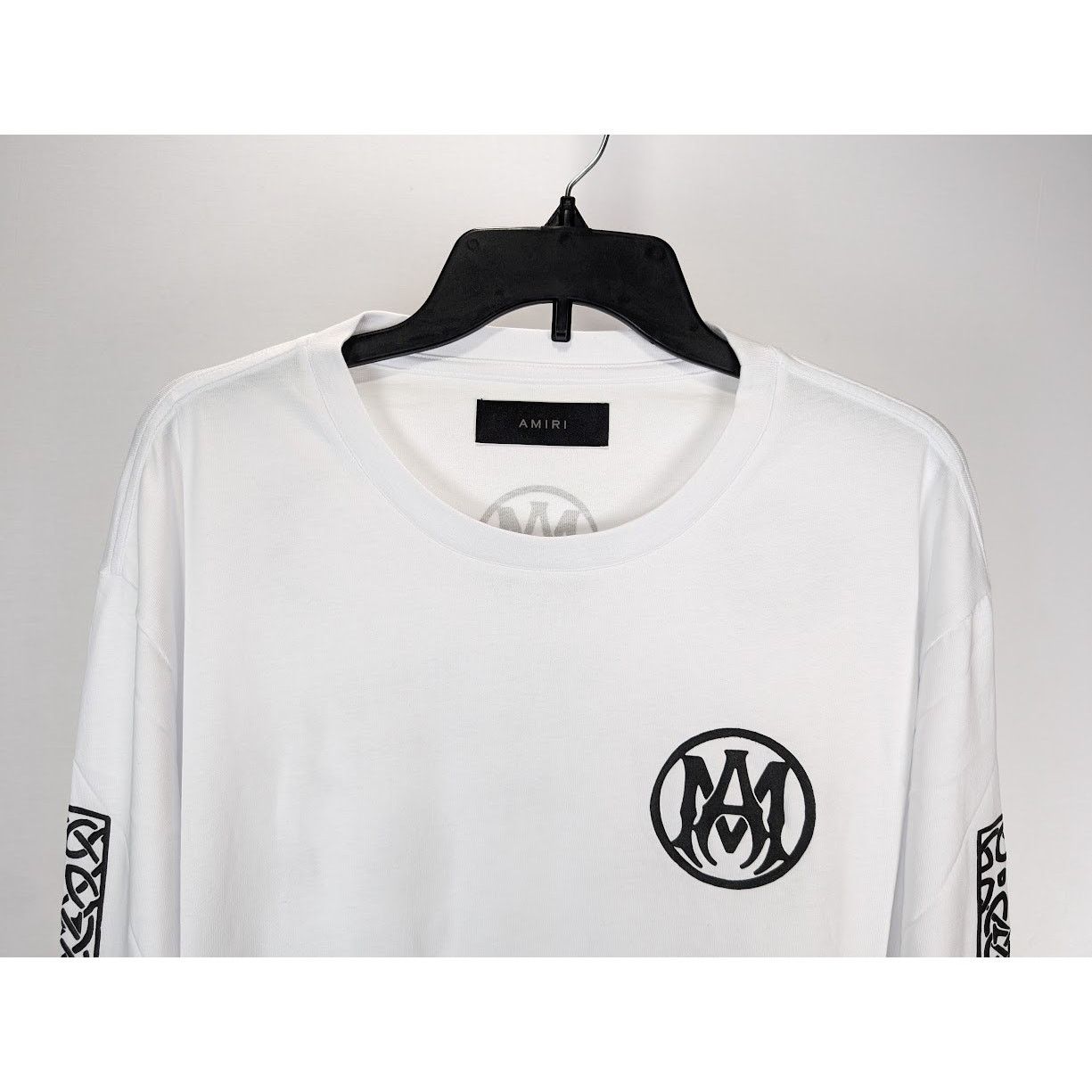 Amiri o1rshd1 Ouija Board Long Sleeve T-Shirt in White Size US XXL / EU 58 / 5 - 6 Thumbnail