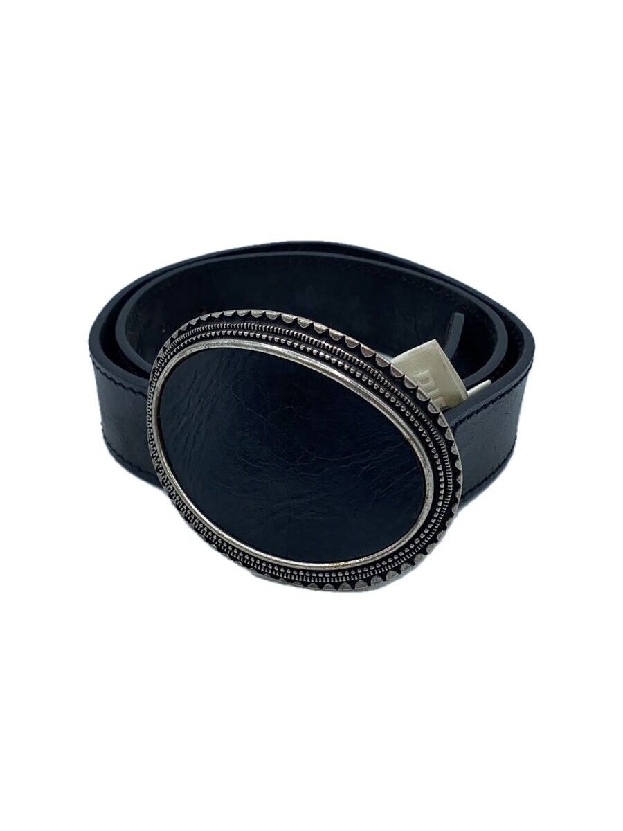 Diesel Plain Cowhide Belt Black