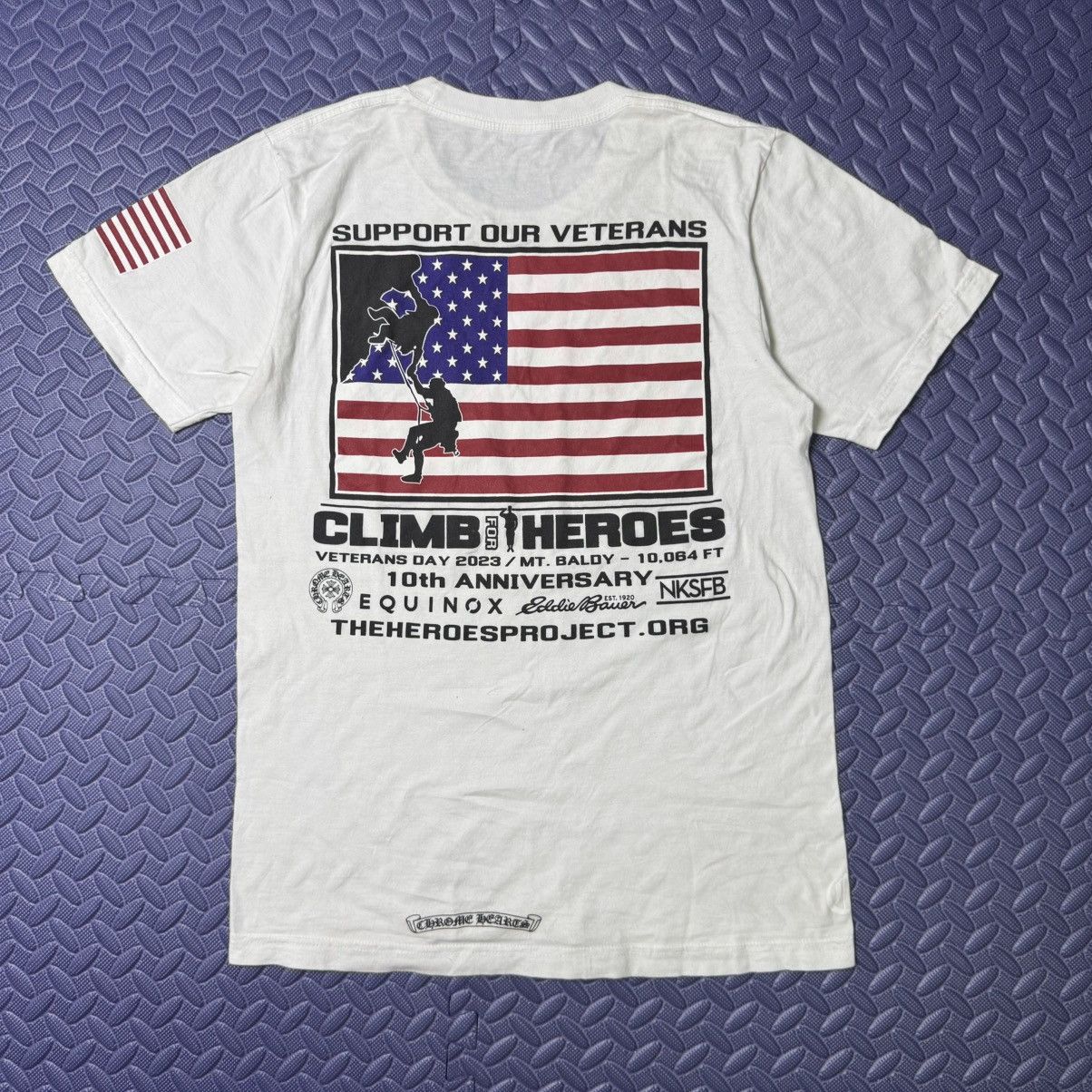CHROME HEARTS - EQUINOX CLIMB FOR HEROES FLAG TEE