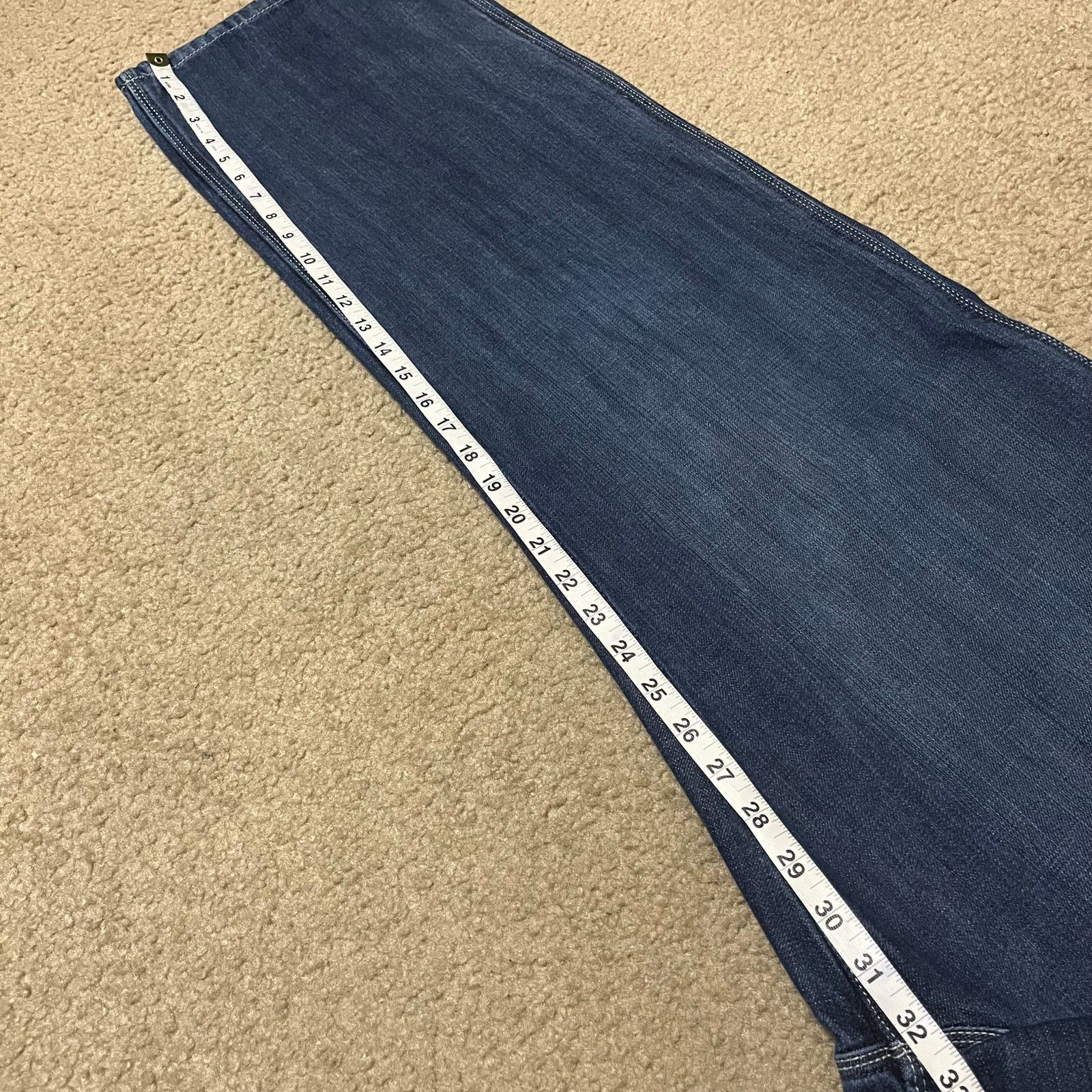 Old Navy Old Navy Painters Baggy Skater Wide Leg Dark Jeans 34Wx32L Size US 34 / EU 50 - 7 Thumbnail