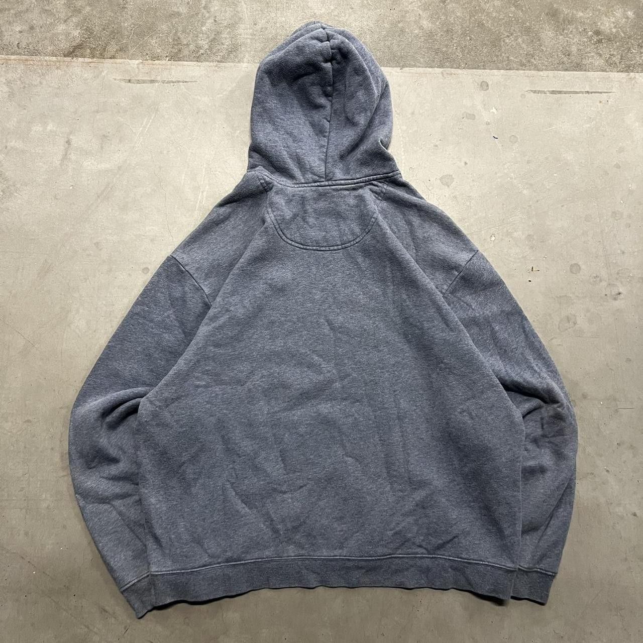 Vintage Vintage Y2K/2000s Blank light Blue Minimalistic Hoodie! Size US XXL / EU 58 / 5 - 2 Thumbnail