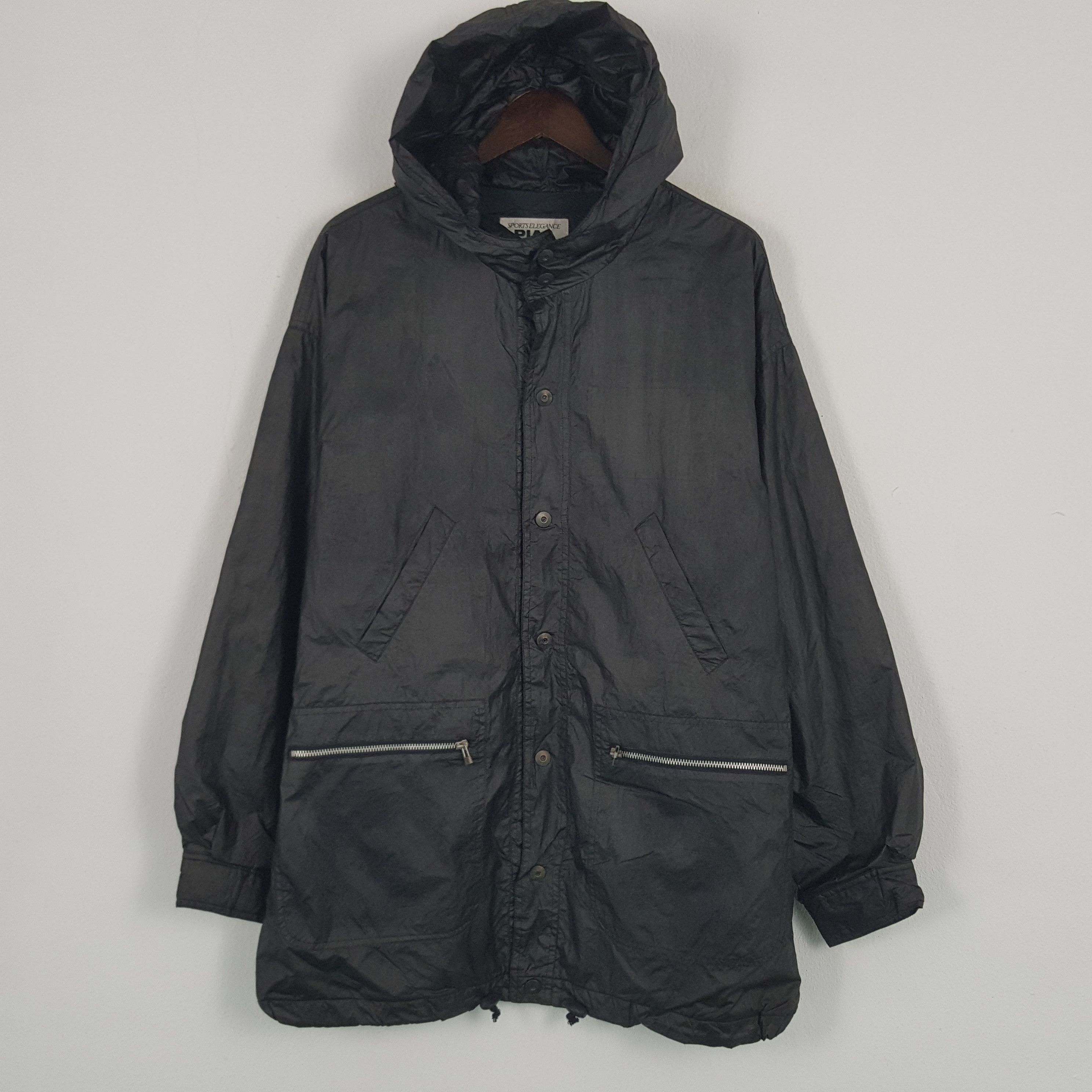 Japanese Brand × Vintage Vintage Motorsport PIAA Windbreaker Jacket Hoodie Size US XL / EU 56 / 4 - 3 Thumbnail
