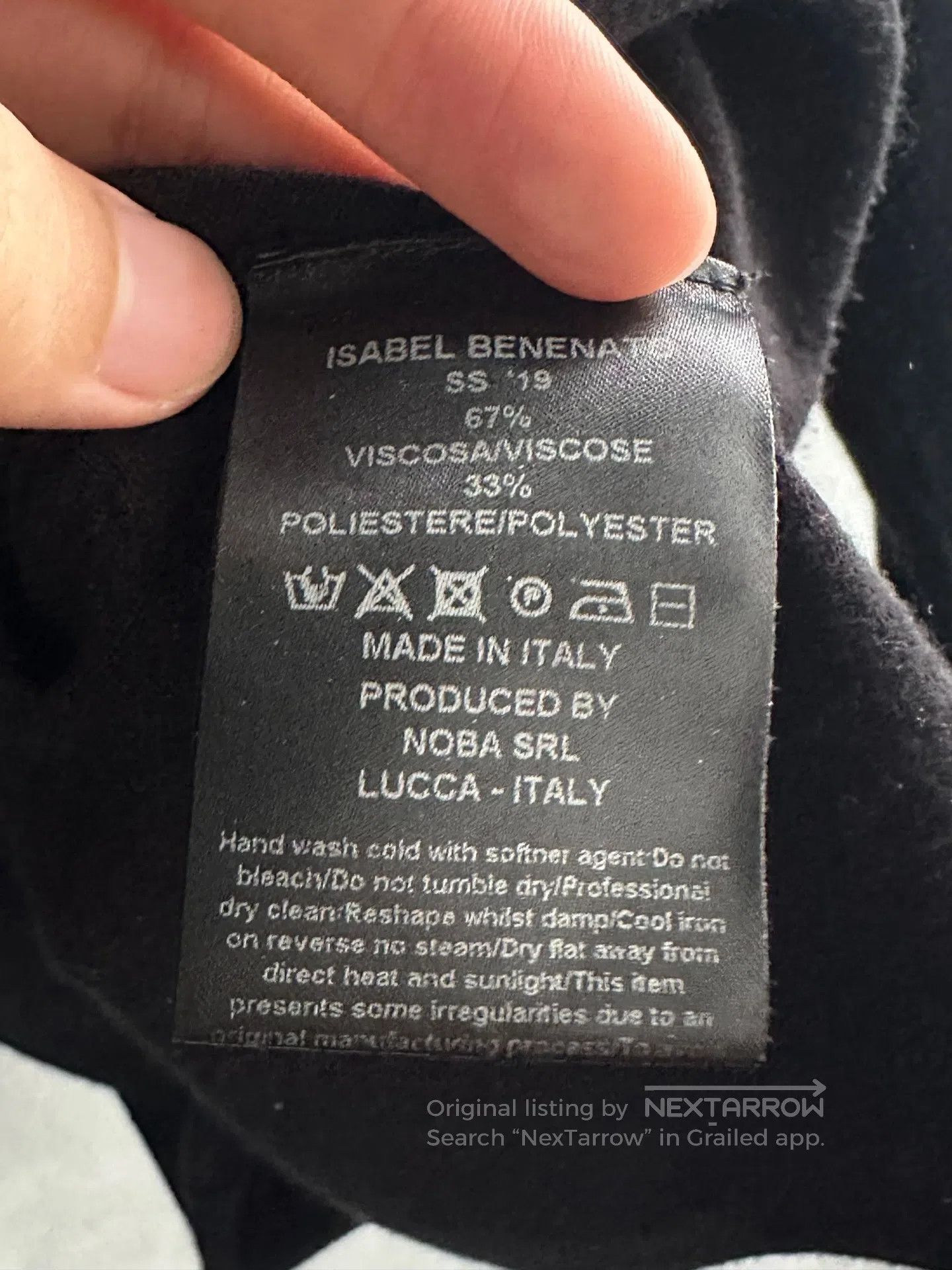 Isabel Benenato Isabel Benenato 19SS Embroidered Slogan Sweater| Size US M / EU 48-50 / 2 - 5 Thumbnail