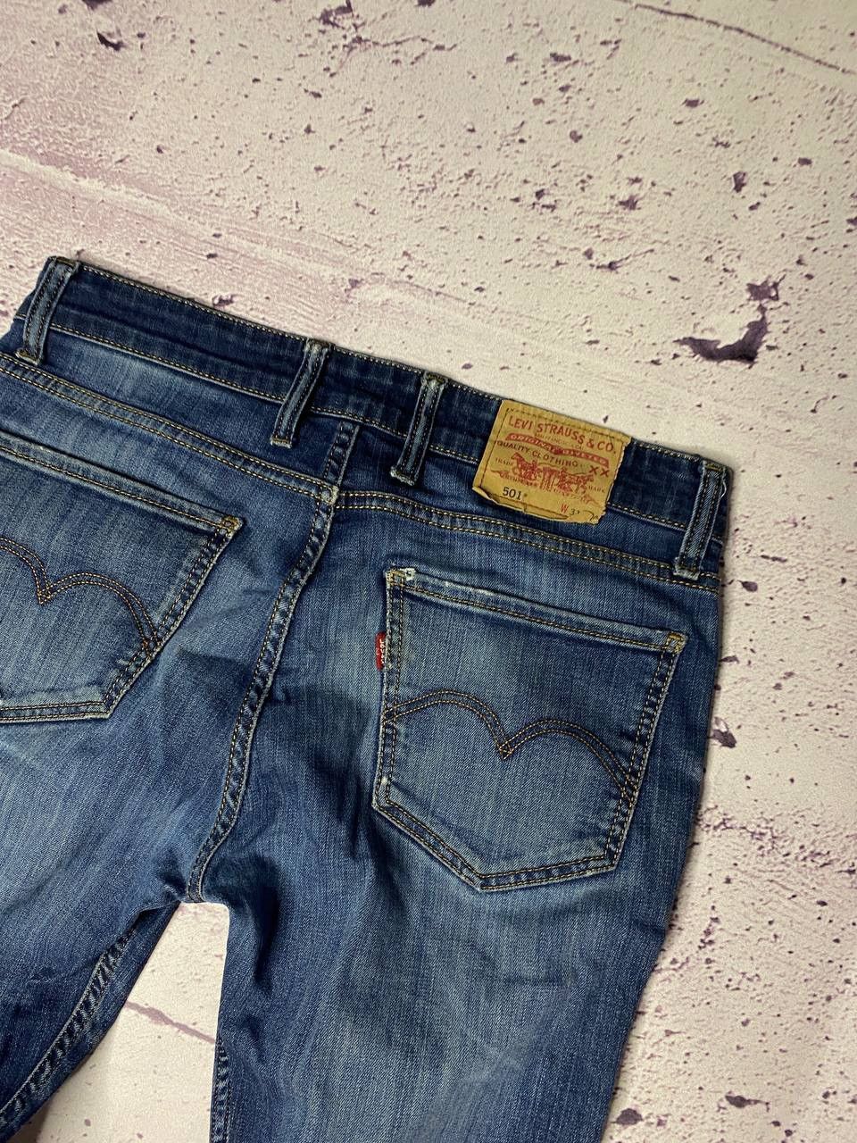 Levi's Vintage Levi's 501 Regular Fit Light Blue Denim Jeans 31*34 Size 31" - 8 Thumbnail