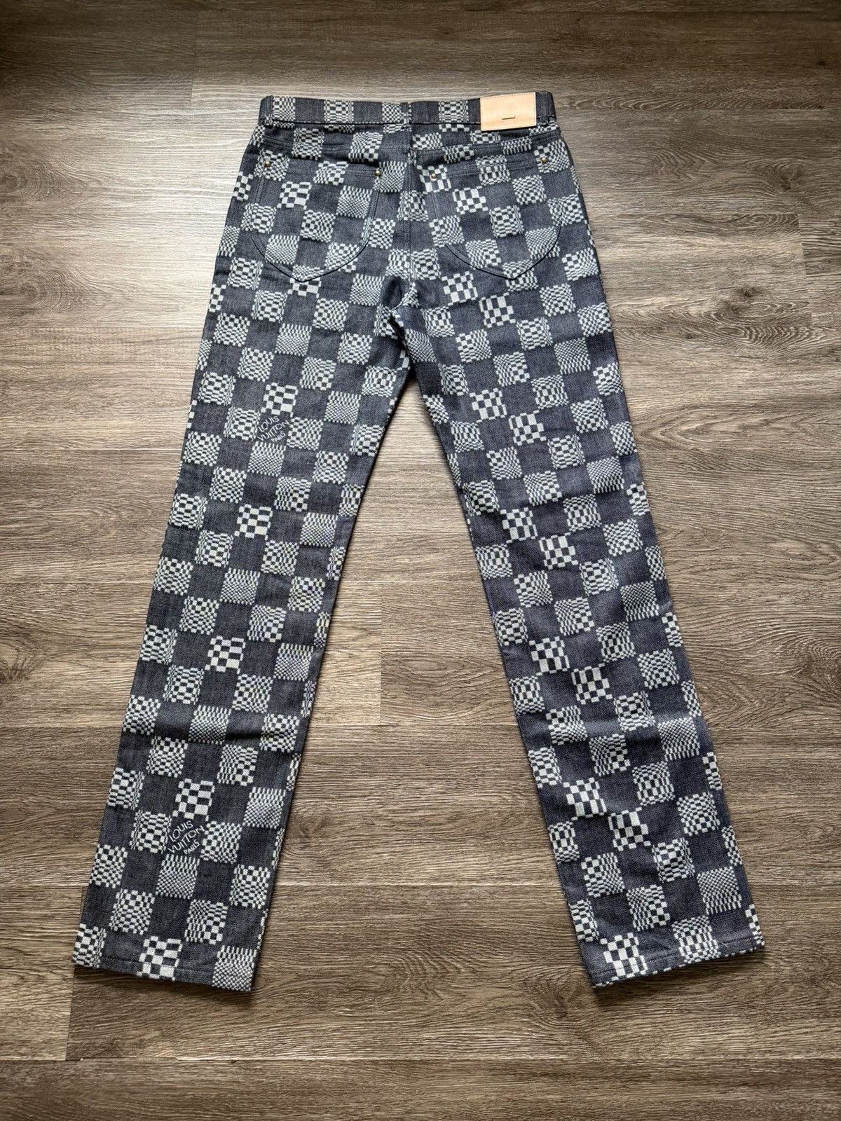 Louis Vuitton Louis Vuitton Distorted Damier Denim Indigo Blue Size 32 Size US 32 / EU 48 - 10 Thumbnail