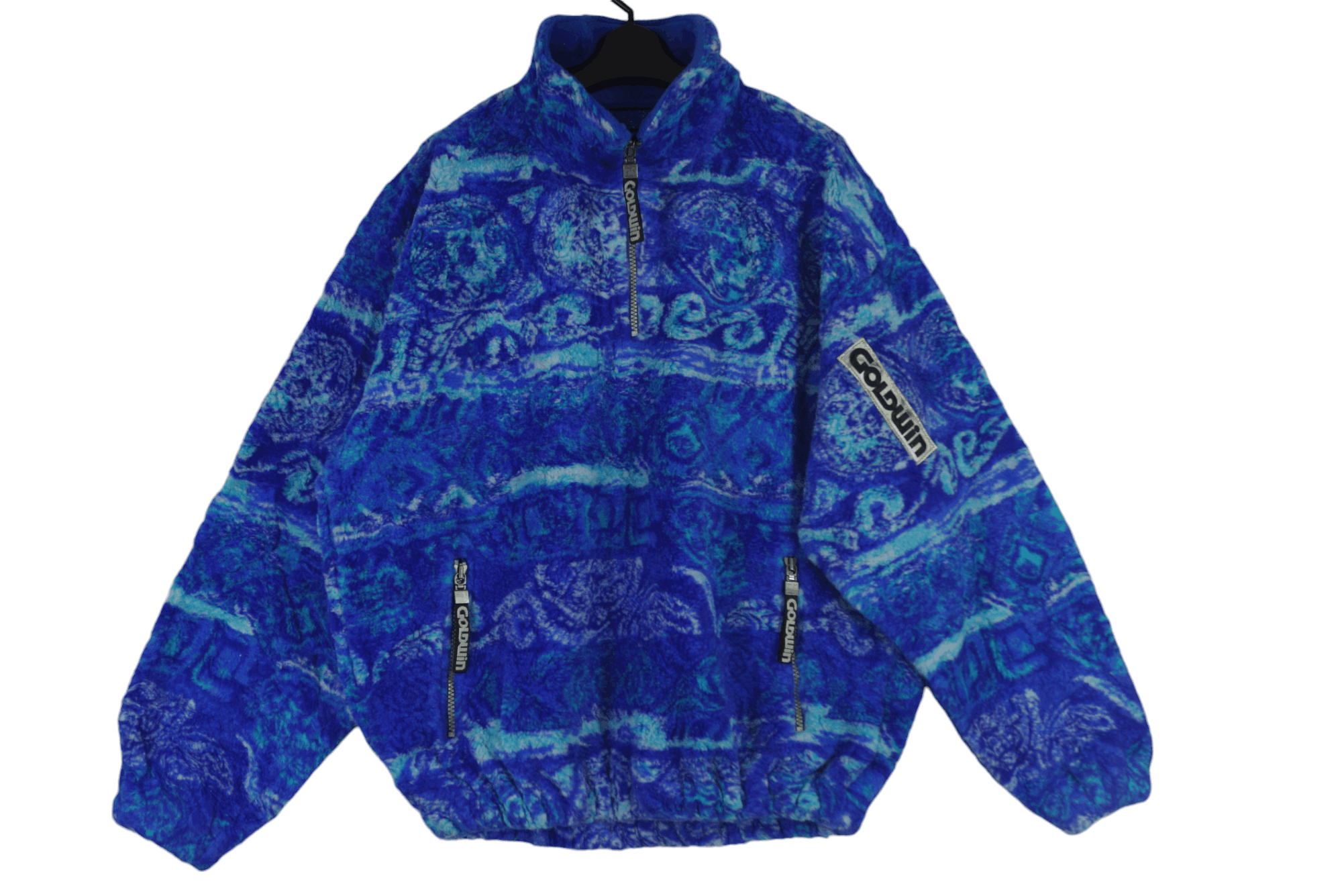 Goldwin × Vintage Vintage Goldwin Sweatshirt Half Zipper Nice Design Size US M / EU 48-50 / 2 - 1 Thumbnail
