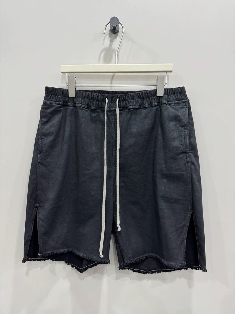 Rick Owens Rick Owens Denim Waxed Shorts Size 50 Size US 31 - 1 Thumbnail