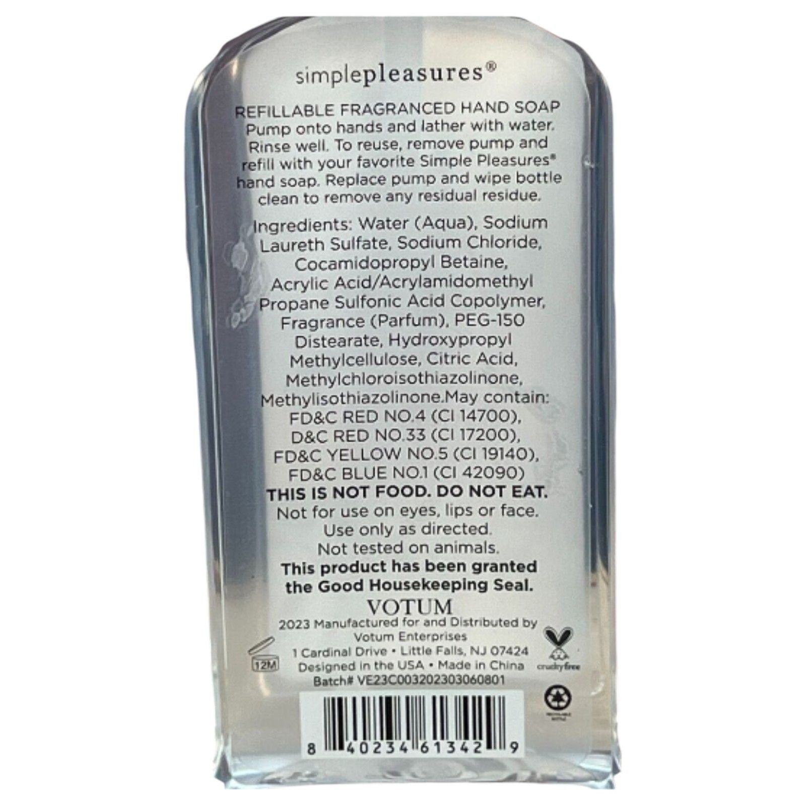 Other Simple Pleasures - Hand Soap Dispenser / Rechargeable Pump - Size ONE SIZE - 3 Thumbnail