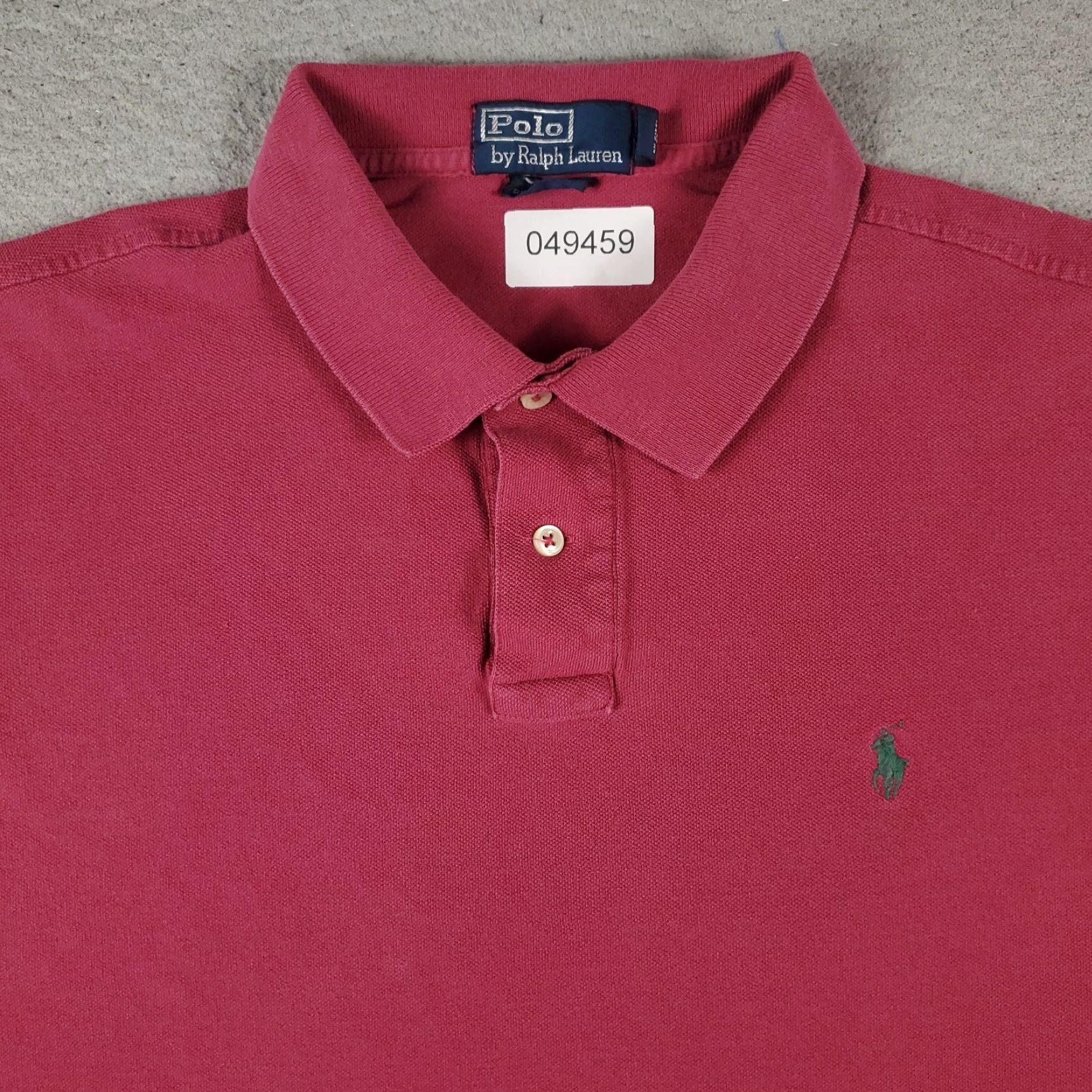 Ralph Lauren Ralph Lauren Polo Shirt Mens XL Pink Solid Short Sleeve Button-Collar Classic Polo Shirt Mens XL Pink Size US XL / EU 56 / 4 - 2 Thumbnail