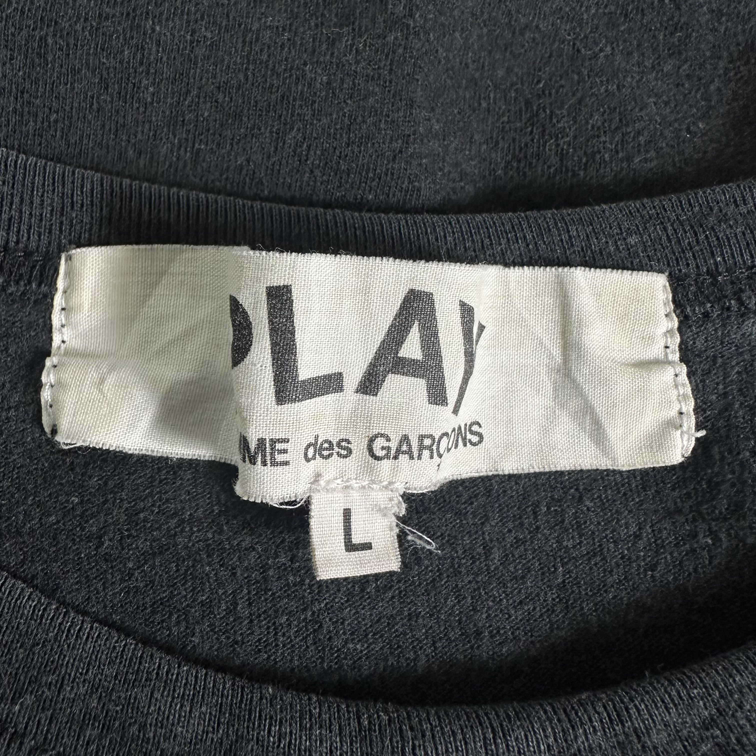 Comme des Garcons PLAY 🔥RARE🔥Vintage Comme Des Garcons Play T-shirt Single Stich Size US L / EU 52-54 / 3 - 6 Thumbnail