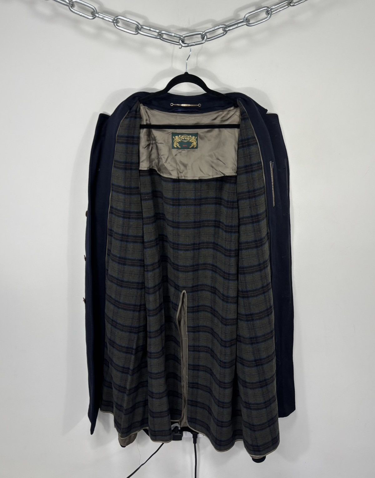 Other Lodenfrey Men’s Tyrol Loden Navy Blue Wool Long Overcoat Size US XL / EU 56 / 4 - 2 Thumbnail