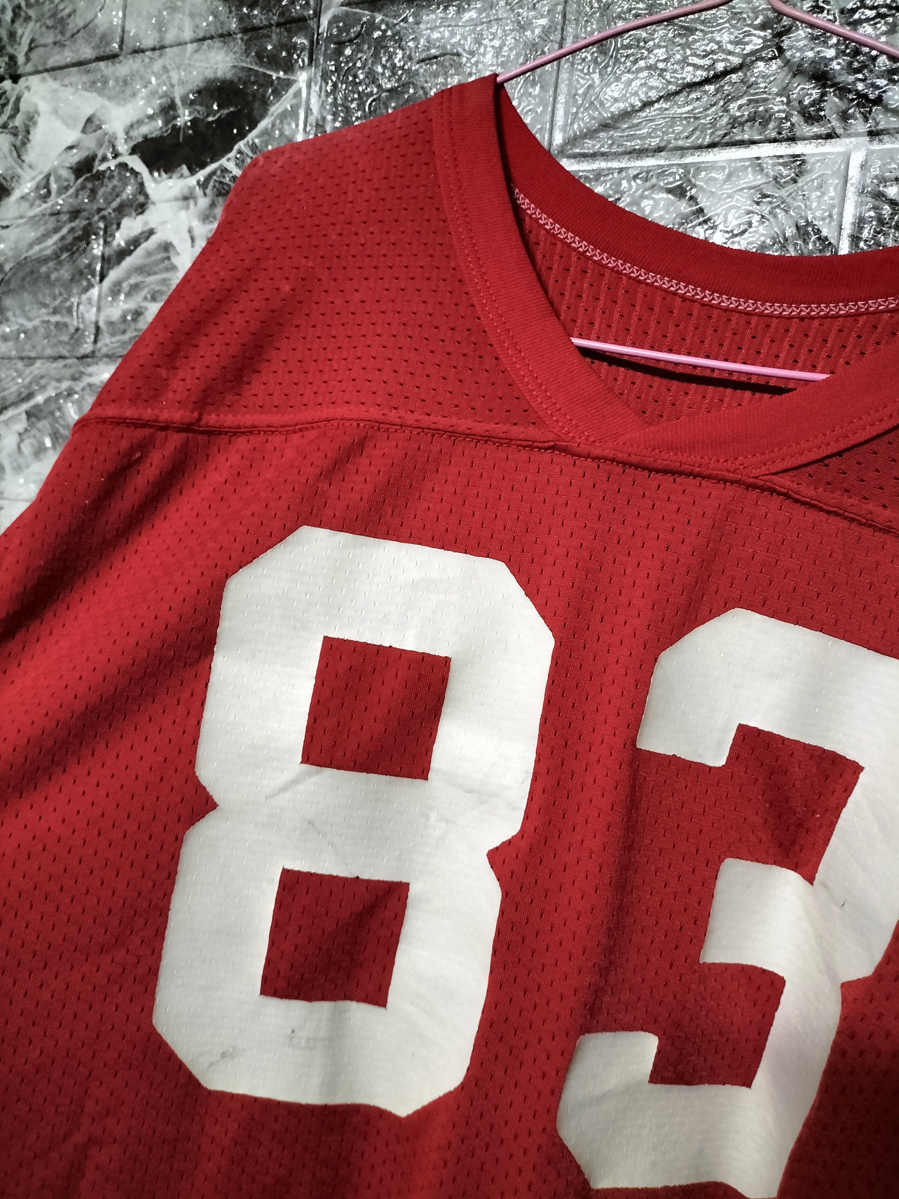 Vintage 80s American Jersey No 83 single stitch soccer Size US XL / EU 56 / 4 - 3 Thumbnail