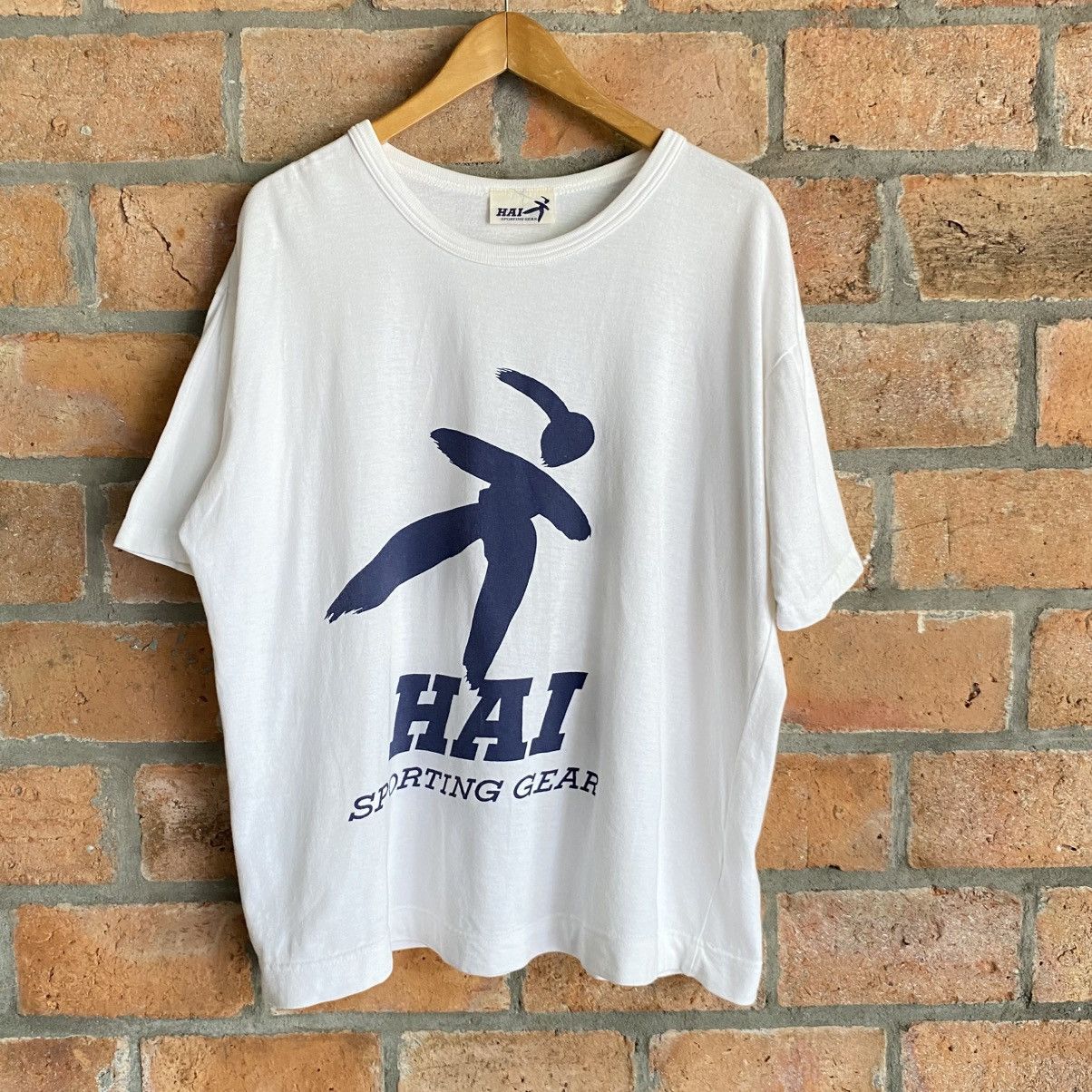 Hai Sporting Gear Hai Sporting Gear White Short Sleeve Logo Print T-Shirt Size US M / EU 48-50 / 2 - 1 Thumbnail