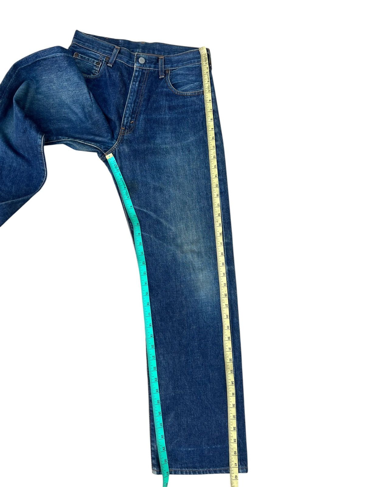 Levi's Vintage 1997 Levi’s 502 XX Big E Denim Selvedge Jeans Size US 30 / EU 46 - 4 Thumbnail