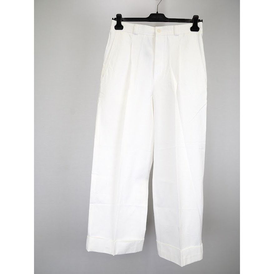 Bottega Veneta o1rshd1 Pants Fluid Slik Suiting in White Size US 32 / EU 48 - 2 Thumbnail