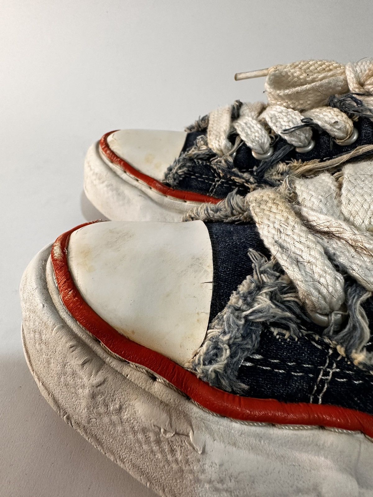 Maison MIHARA YASUHIRO × Nigel Cabourn Maison MIHARA YASUHIRO x Nigel Cabourn Blue Denim Sneaker. Size US 8 / EU 41 - 7 Thumbnail