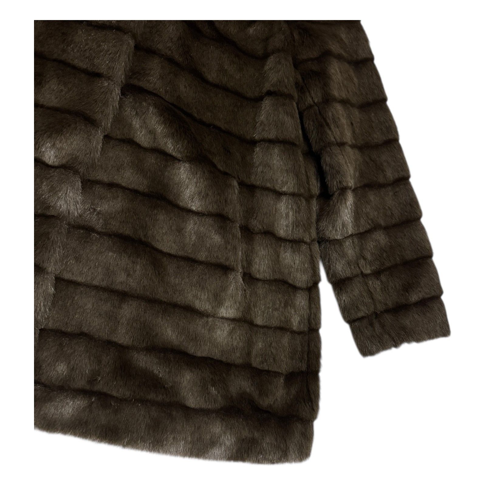 Anne Klein ANNE KLEIN Faux Fur Luxury Designer Winter Casual Coat Large Size L / US 10 / IT 46 - 6 Thumbnail