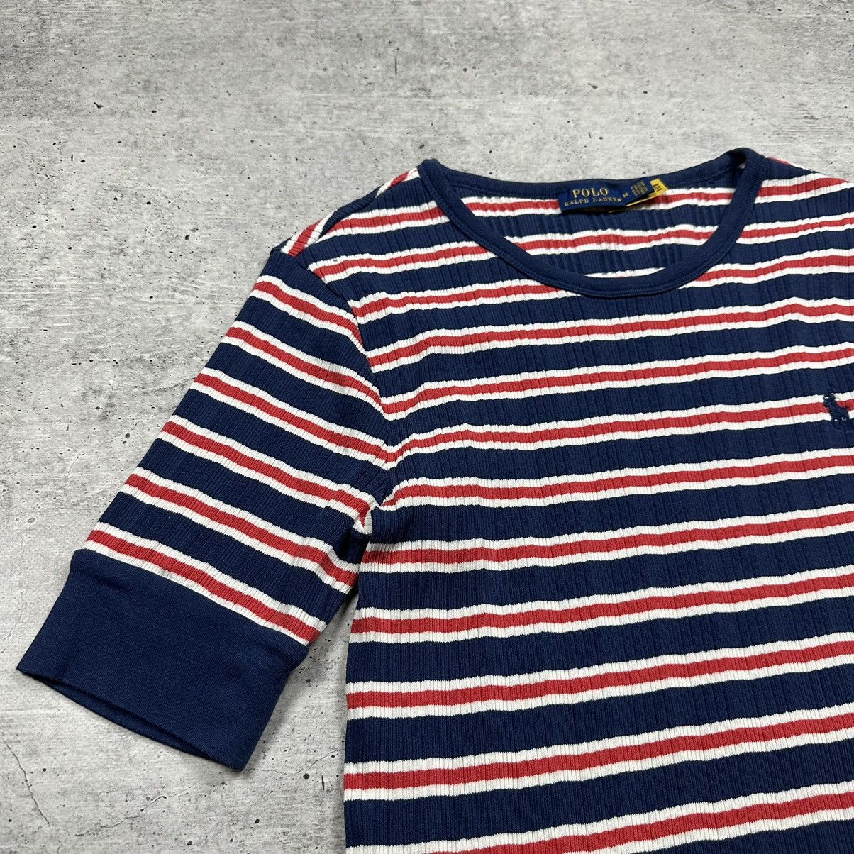 Polo Ralph Lauren Polo Ralph Lauren Slim Fit Logo Striped T-shirt Women’s Size M / US 6-8 / IT 42-44 - 2 Thumbnail