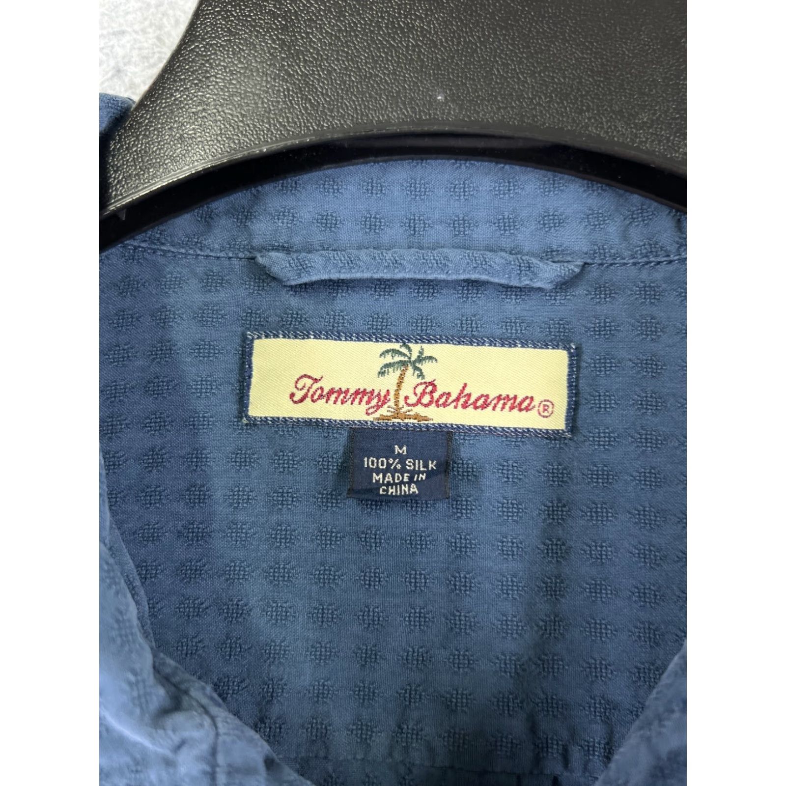 Tommy Bahama Tommy Bahama Shirt Men Medium Blue Check Button-Up Camp Resort Aloha Short Sleeve Size US M / EU 48-50 / 2 - 6 Thumbnail