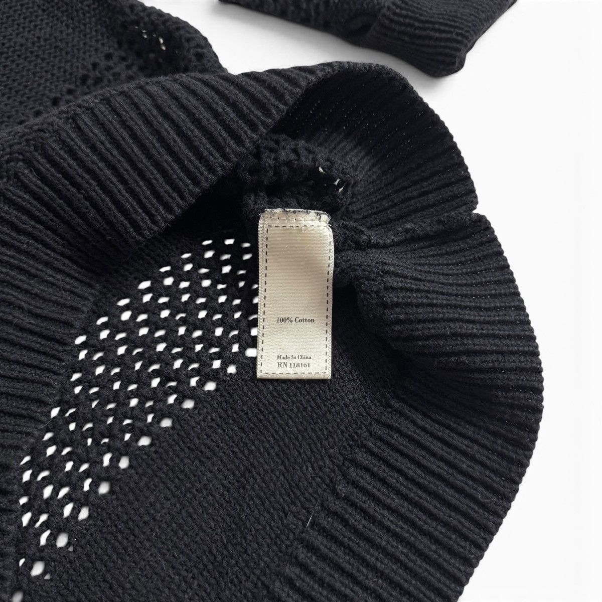 Other Vintage is 2 Black Striped Knit Sweater Size S / US 4 / IT 40 - 6 Thumbnail