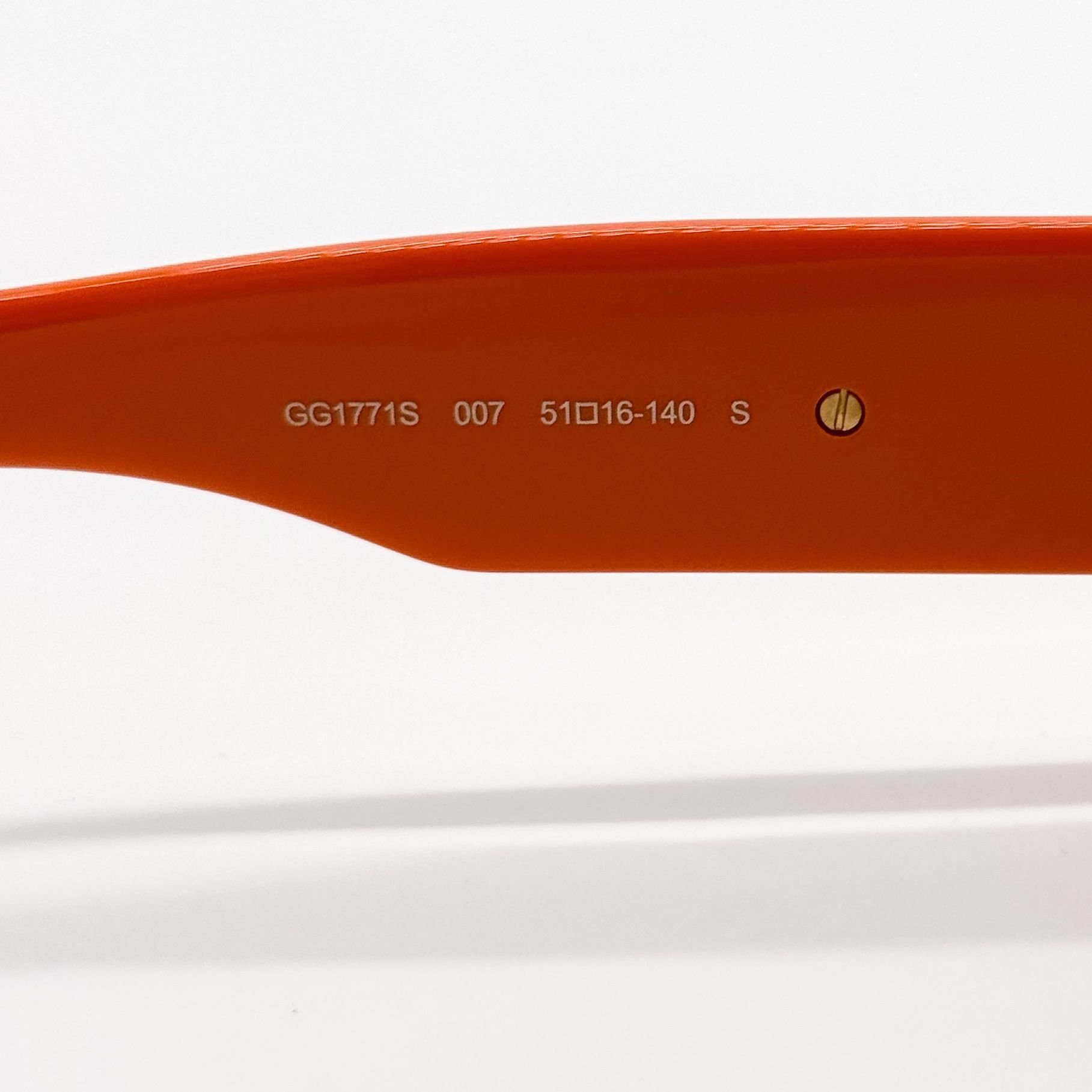 Gucci NEW GUCCI SUNGLASSES GG1771S 007 ORANGE WOMEN EYEWEAR GUCCI Size ONE SIZE - 7 Thumbnail