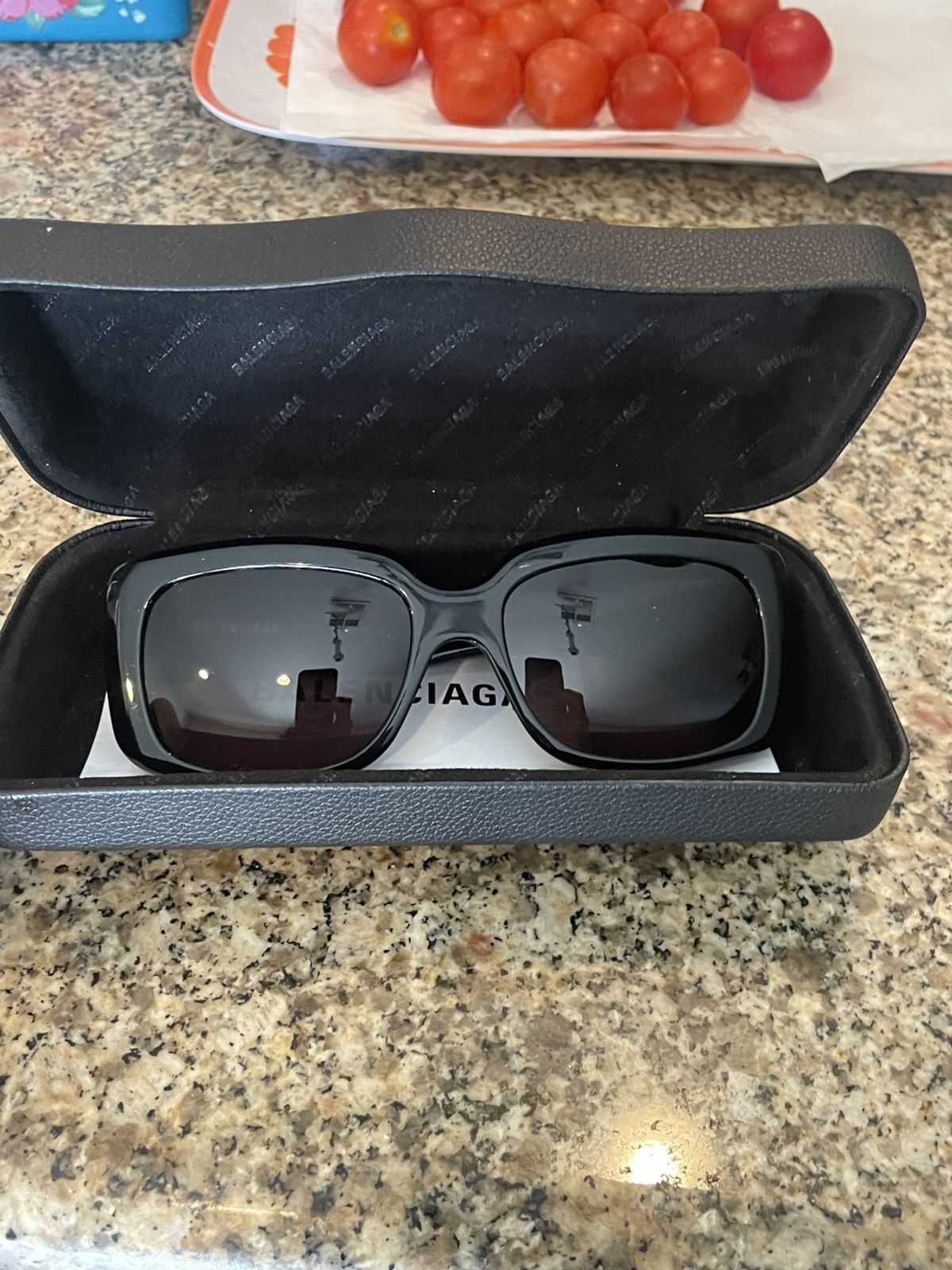 Balenciaga Balenciaga Square Frame Sunglasses Size ONE SIZE - 2 Thumbnail