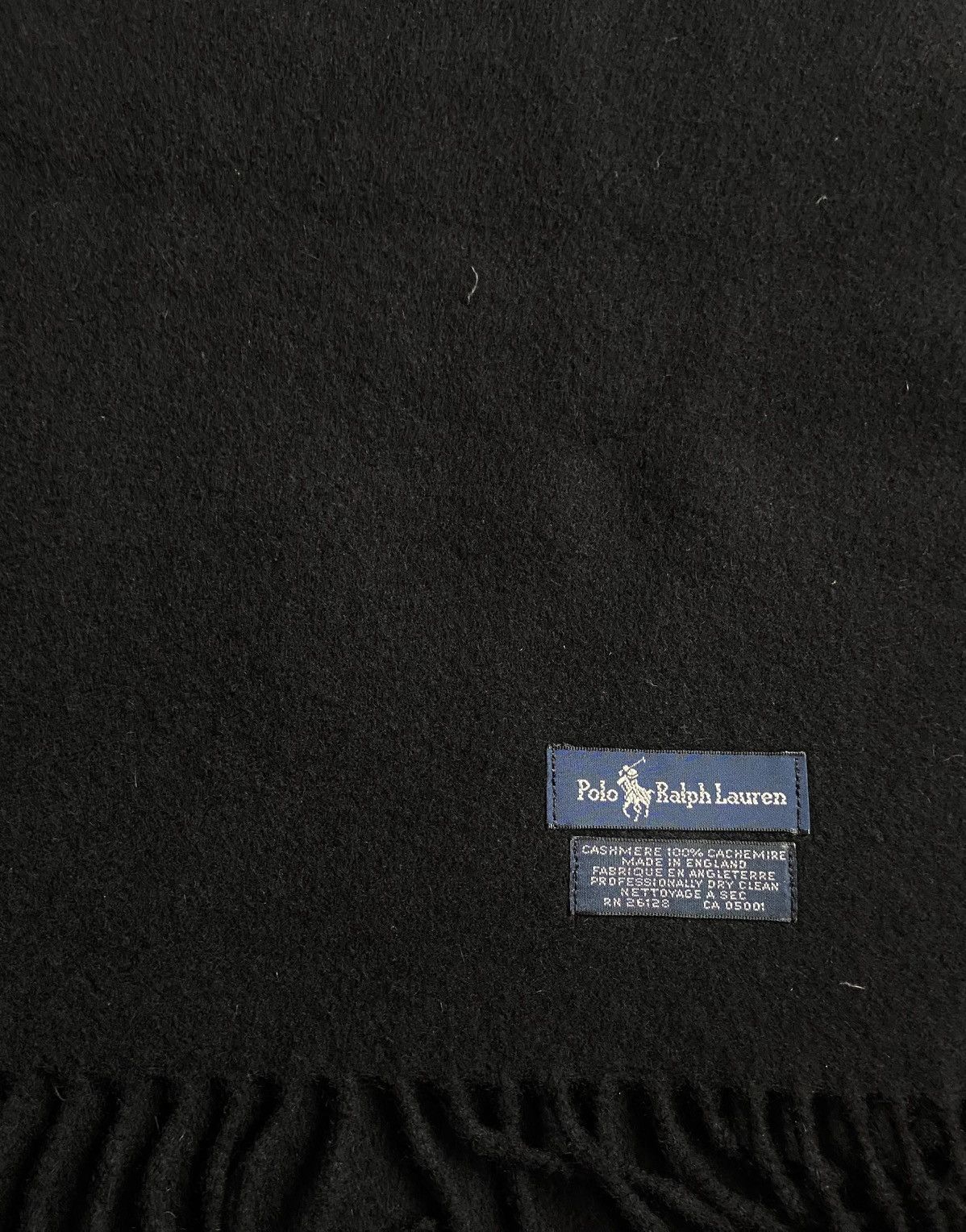 Polo Ralph Lauren × Ralph Lauren × Ralph Lauren Blue Label Polo Ralph Lauren scarfs dark cashmere Size ONE SIZE - 4 Thumbnail