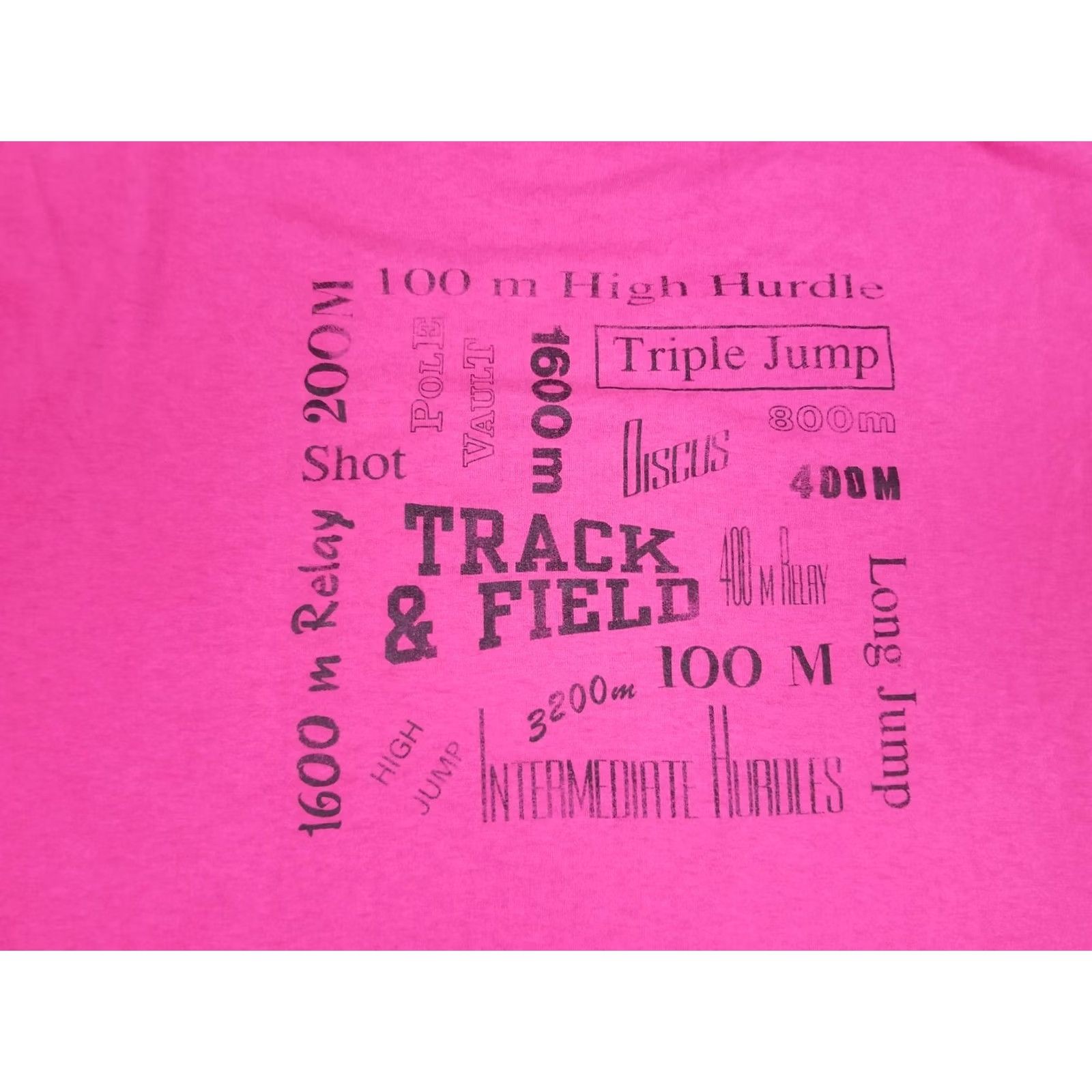 Imperial VINTAGE 90' T-SHIRT XLARGE Pink THIN 50/50 TRACK & FILED ROSE IMPERIAL Size US XL / EU 56 / 4 - 7 Thumbnail