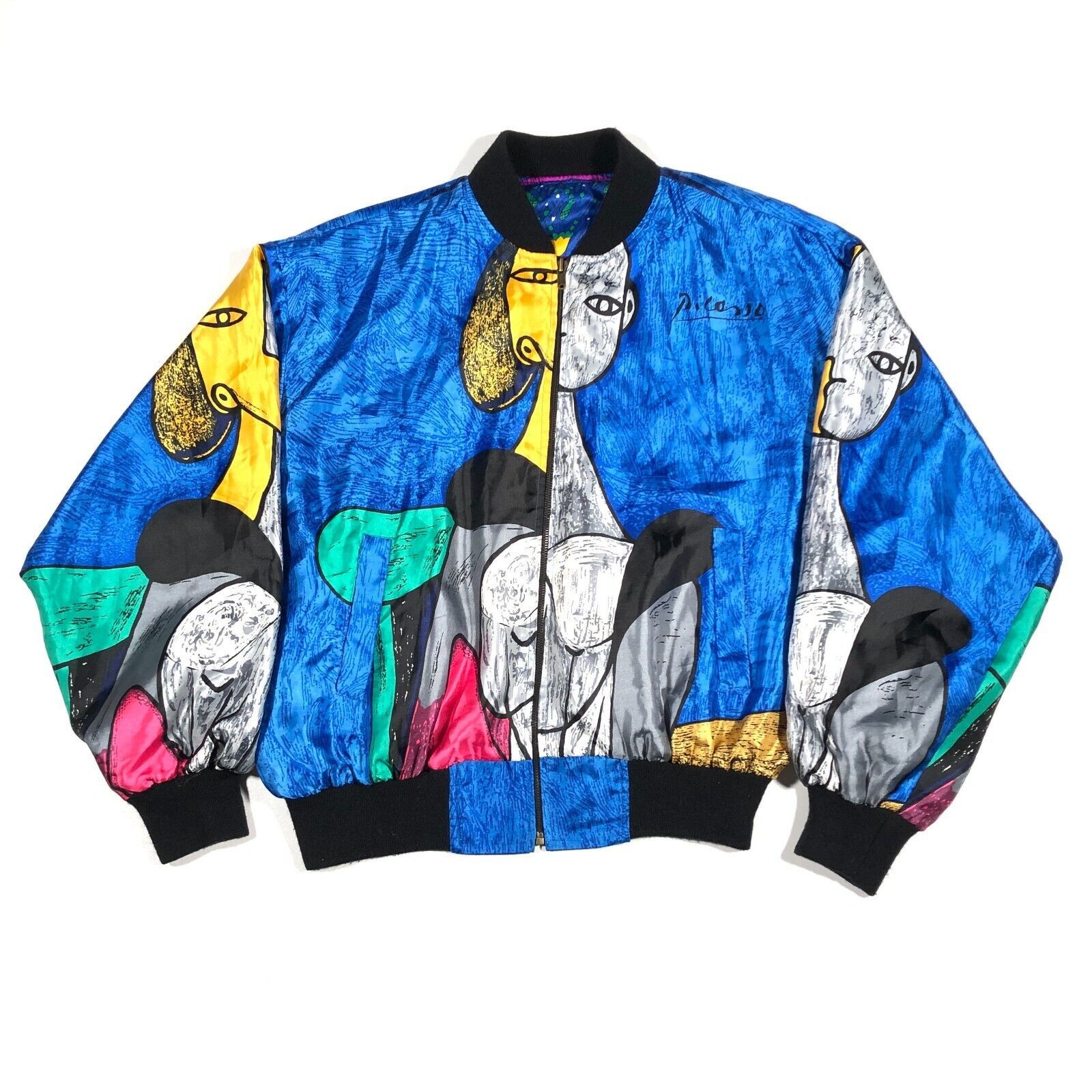 Picasso design blouson jacket/ブルゾン X VINTAGE】