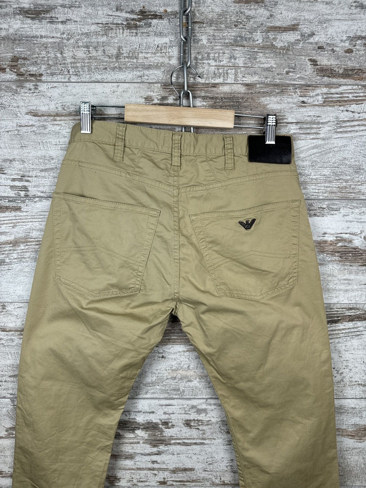 Armani Mens Armani jeans luxury pants metal logo chinos size 30 Size US 30 / EU 46 - 8 Thumbnail