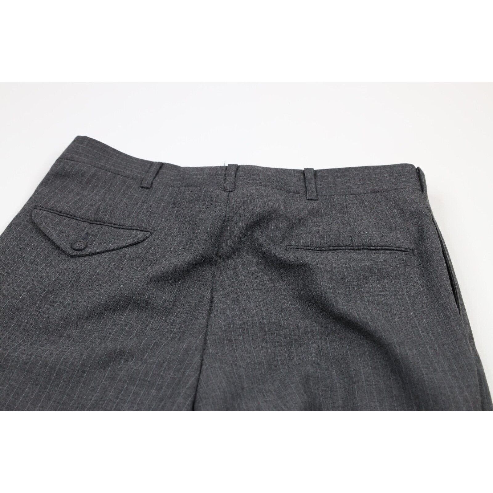 Vintage Deadstock Vintage 70s Pinstriped Wool 2 Piece Suit Size 42L - 13 Thumbnail